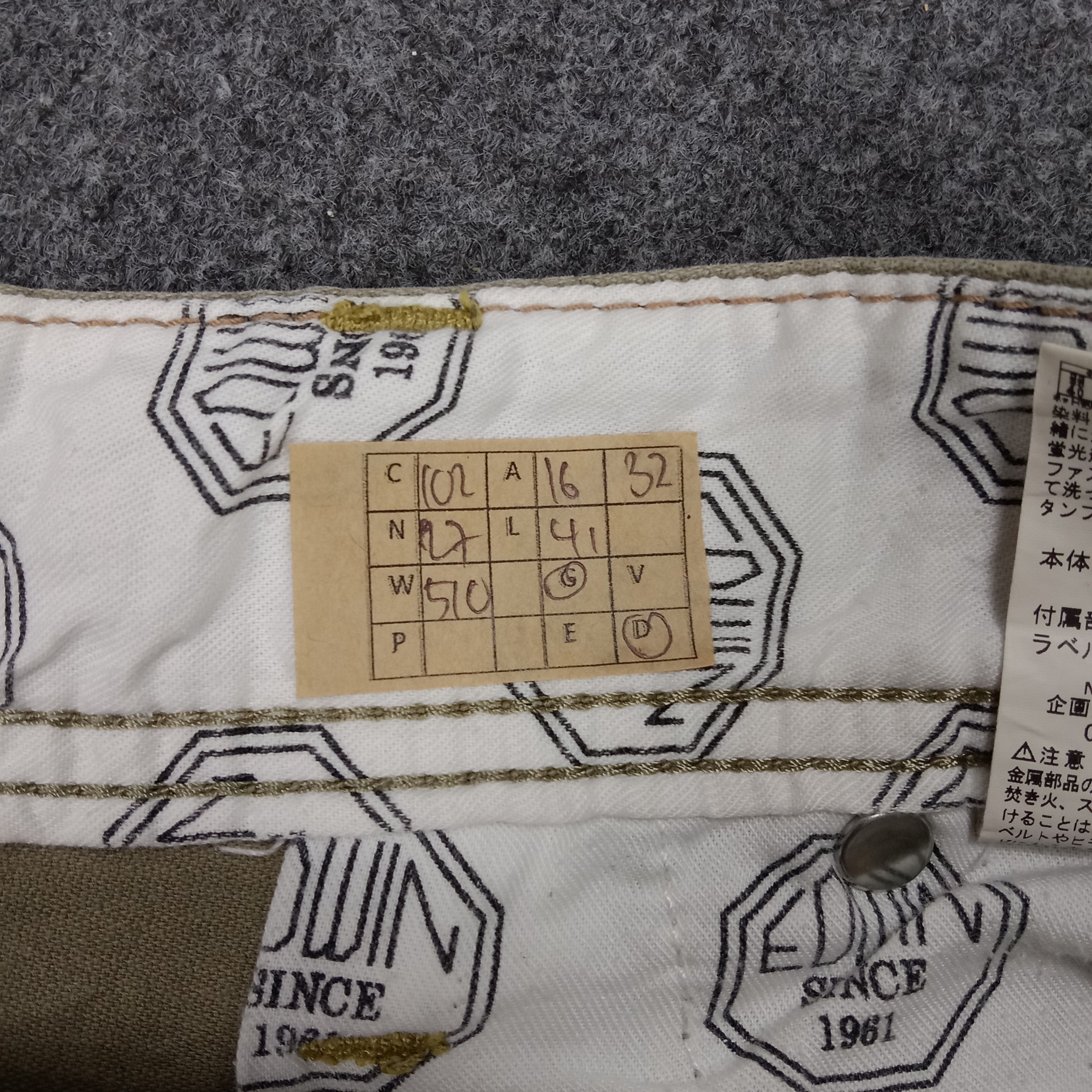 Edwin × Vintage EDWIN Streetwear Japanese Style Cargo Pants Size US 32 / EU 48 - 17 Thumbnail