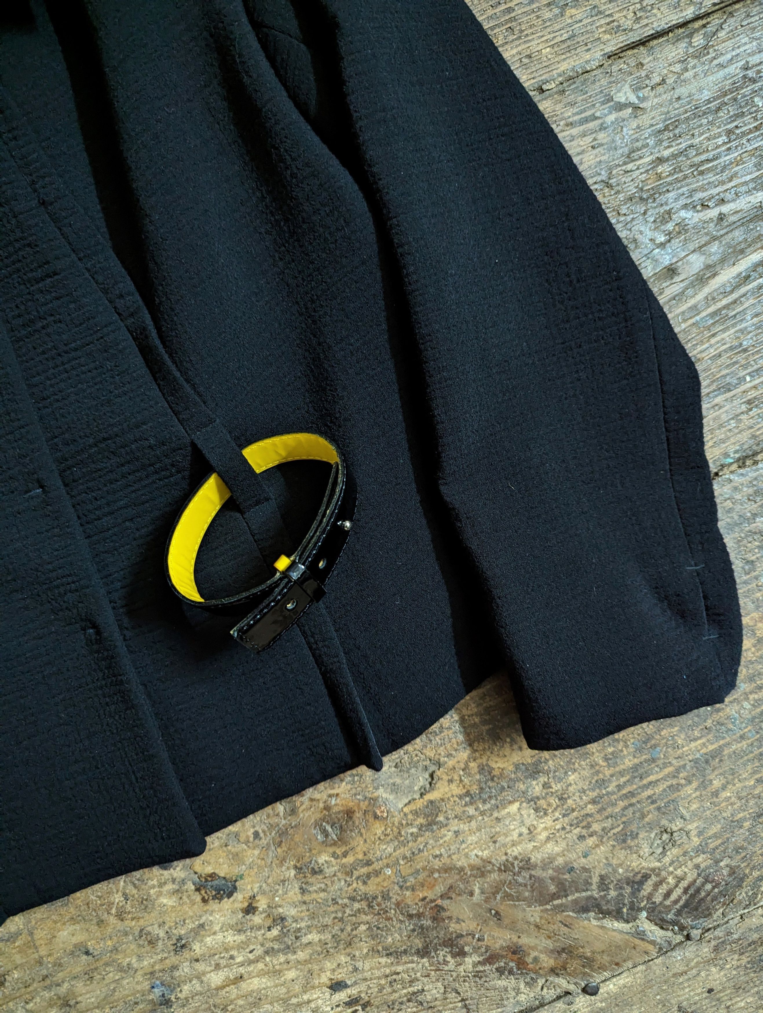 PAULE KA 00s Paule Ka Buckle Sleeve Wool Jacket Size M / US 6-8 / IT 42-44 - 3 Thumbnail
