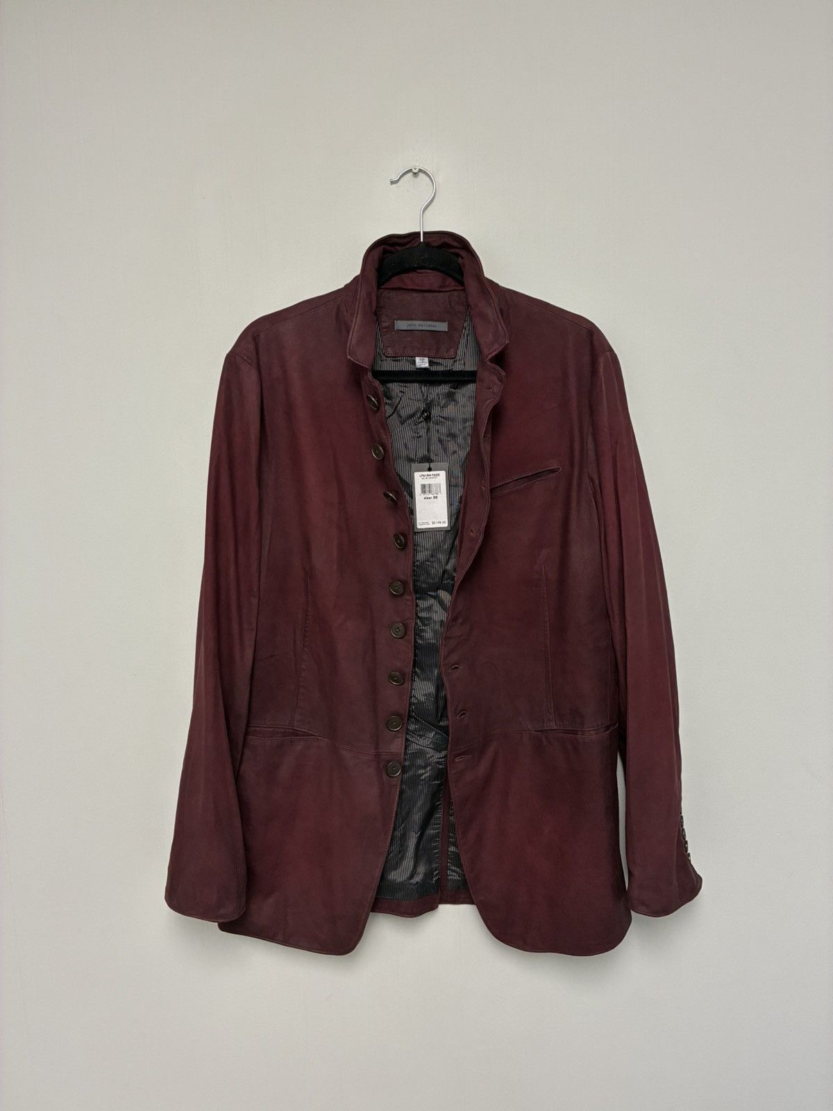 John Varvatos Woodward Multibutton Suede Jacket EU 50 USA 40 Size US M / EU 48-50 / 2 - 10 Thumbnail
