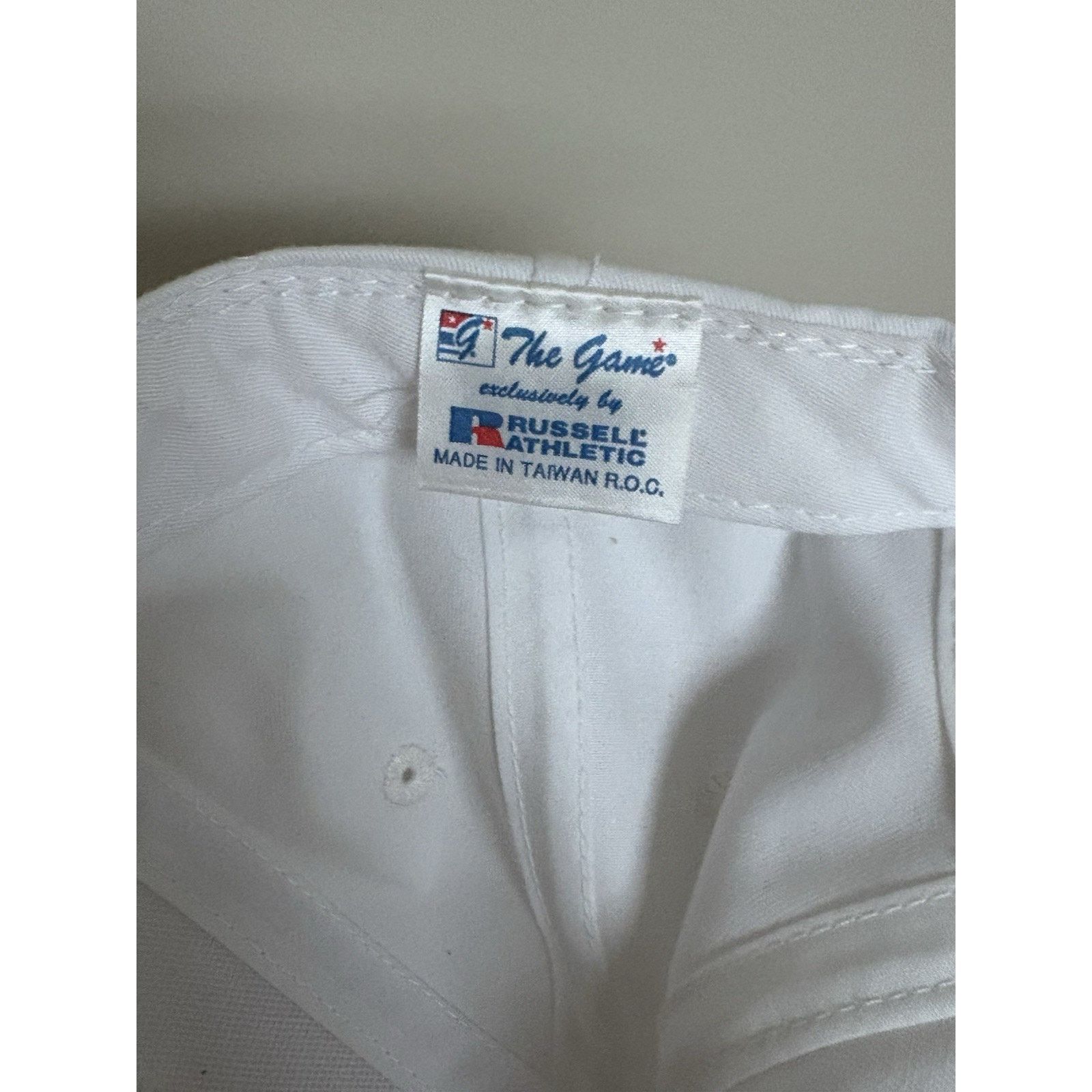 The Game VTG William Mary Tribe Split Bar SnapBack Hat College White Size ONE SIZE - 3 Thumbnail