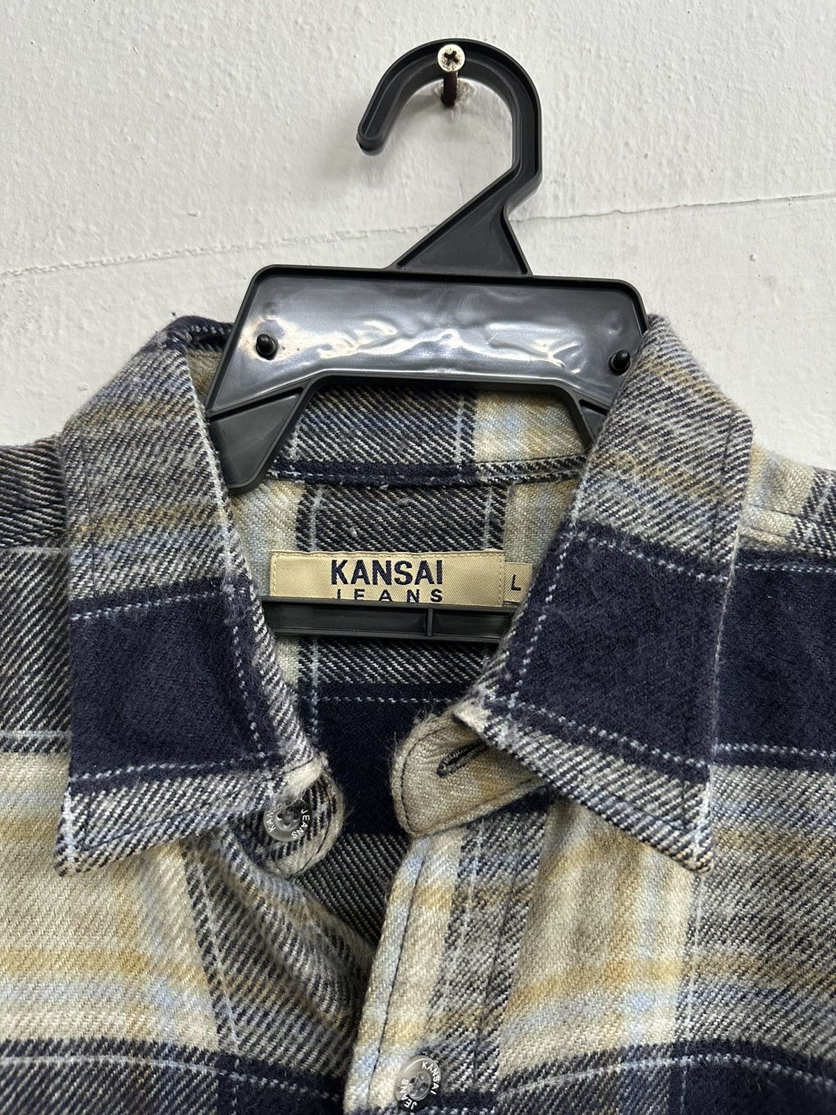 Japanese Brand VTG KANSAI Jeans Flannel Japan Size US L / EU 52-54 / 3 - 3 Thumbnail