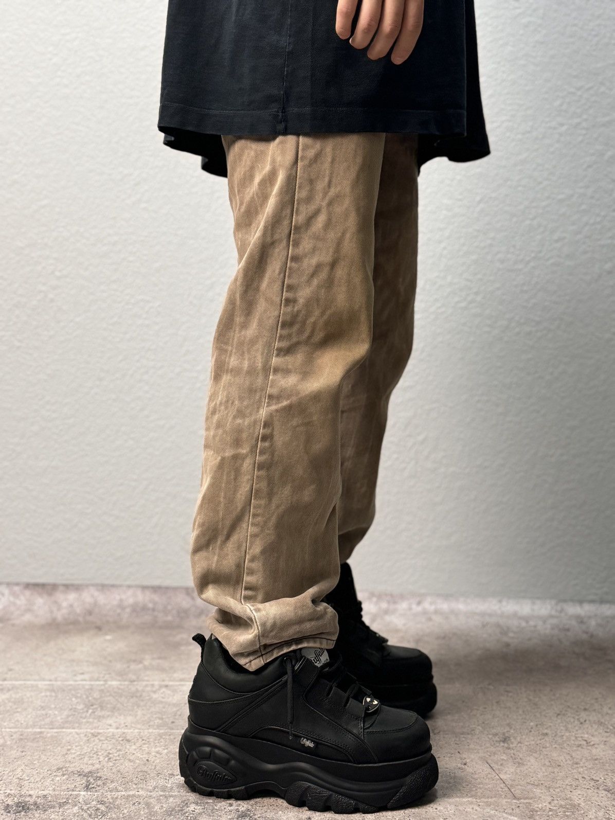 Versace × Versace Jeans Couture Vintage Versace Jeans Skinny Fit Denim Big Logo Black Siz 31 Size US 31 - 6 Thumbnail
