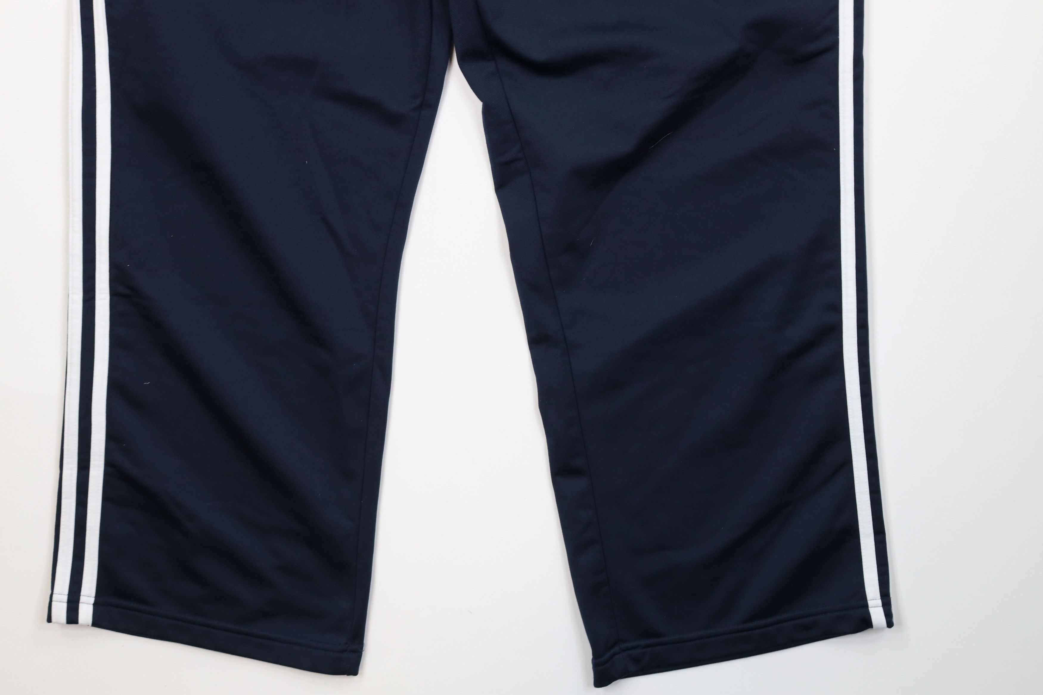 Adidas Vintage Y2K Adidas Striped Wide Leg Sweatpants Pants Blue Size US 34 / EU 50 - 5 Thumbnail