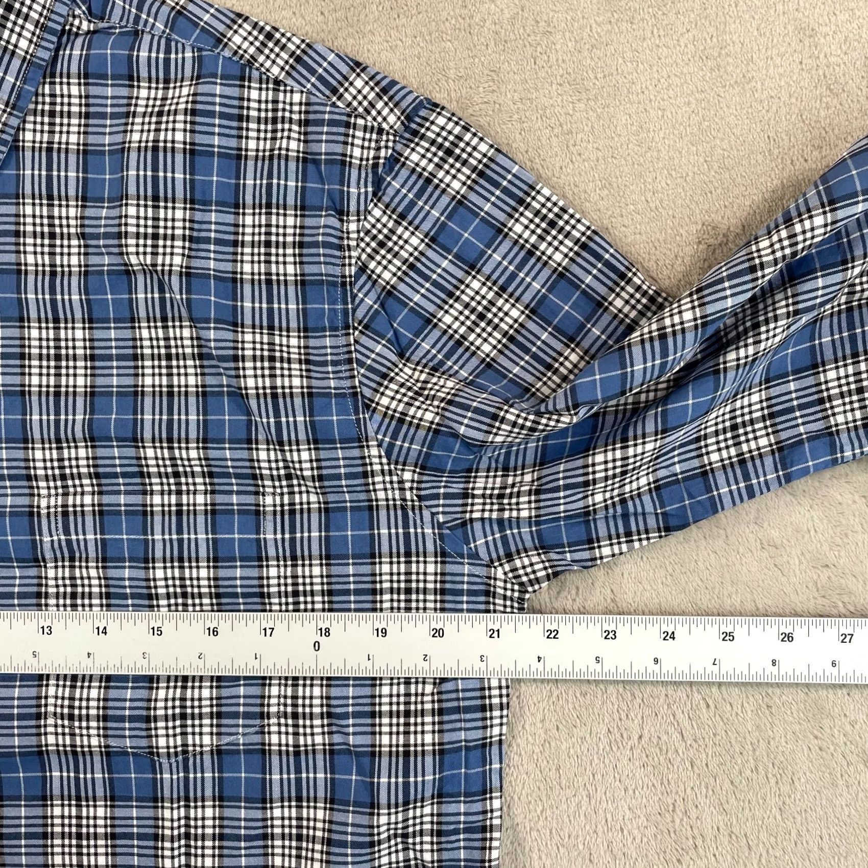 Frank & Eileen FRANK & EILEEN Luke Shirt Men Small Blue Plaid Cotton Long Sleeve Button-Up Casual Workwear Vintage Freeform? Size US S / EU 44-46 / 1 - 5 Thumbnail
