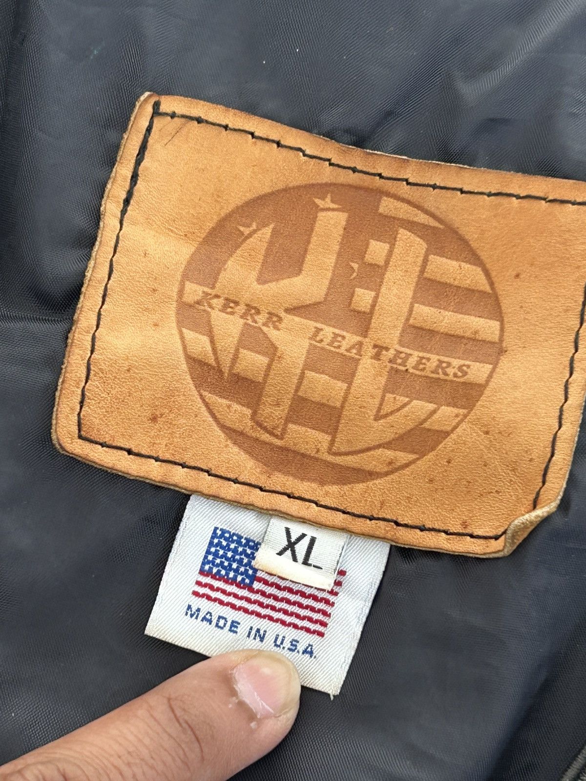 Other Kerr Leather Vest Black Vintage USA Size US XL / EU 56 / 4 - 5 Thumbnail