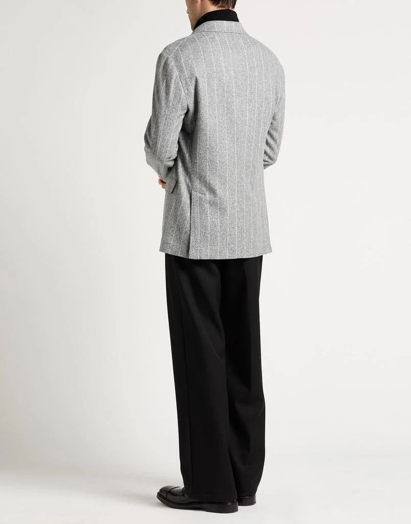 Brunello Cucinelli o1y0526 Single-breasted Blazer in Gray/White Size US M / EU 48-50 / 2 - 3 Thumbnail