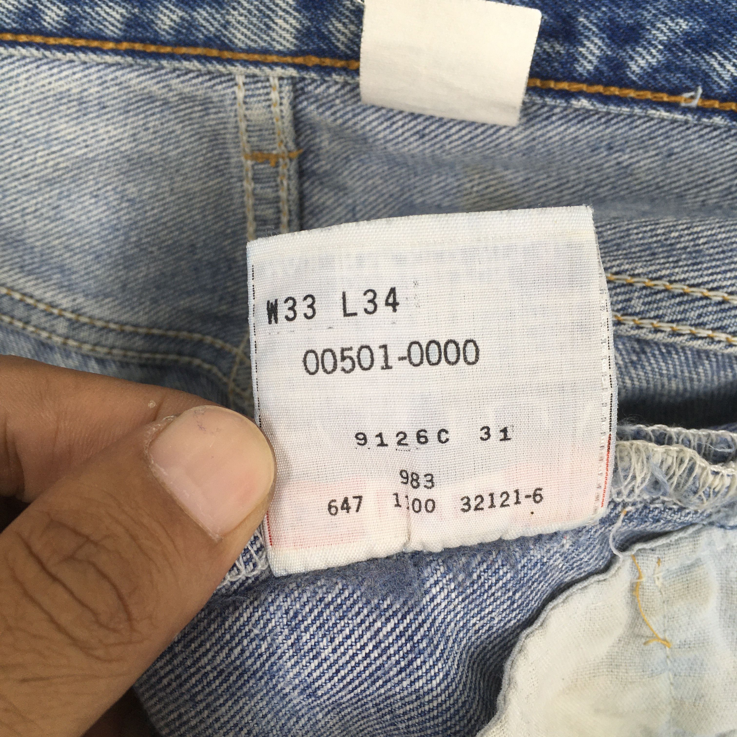 Levi's Size 30x30 Vintage 90s Levi's 501 Ripped Jeans S302 Size US 30 / EU 46 - 14 Thumbnail