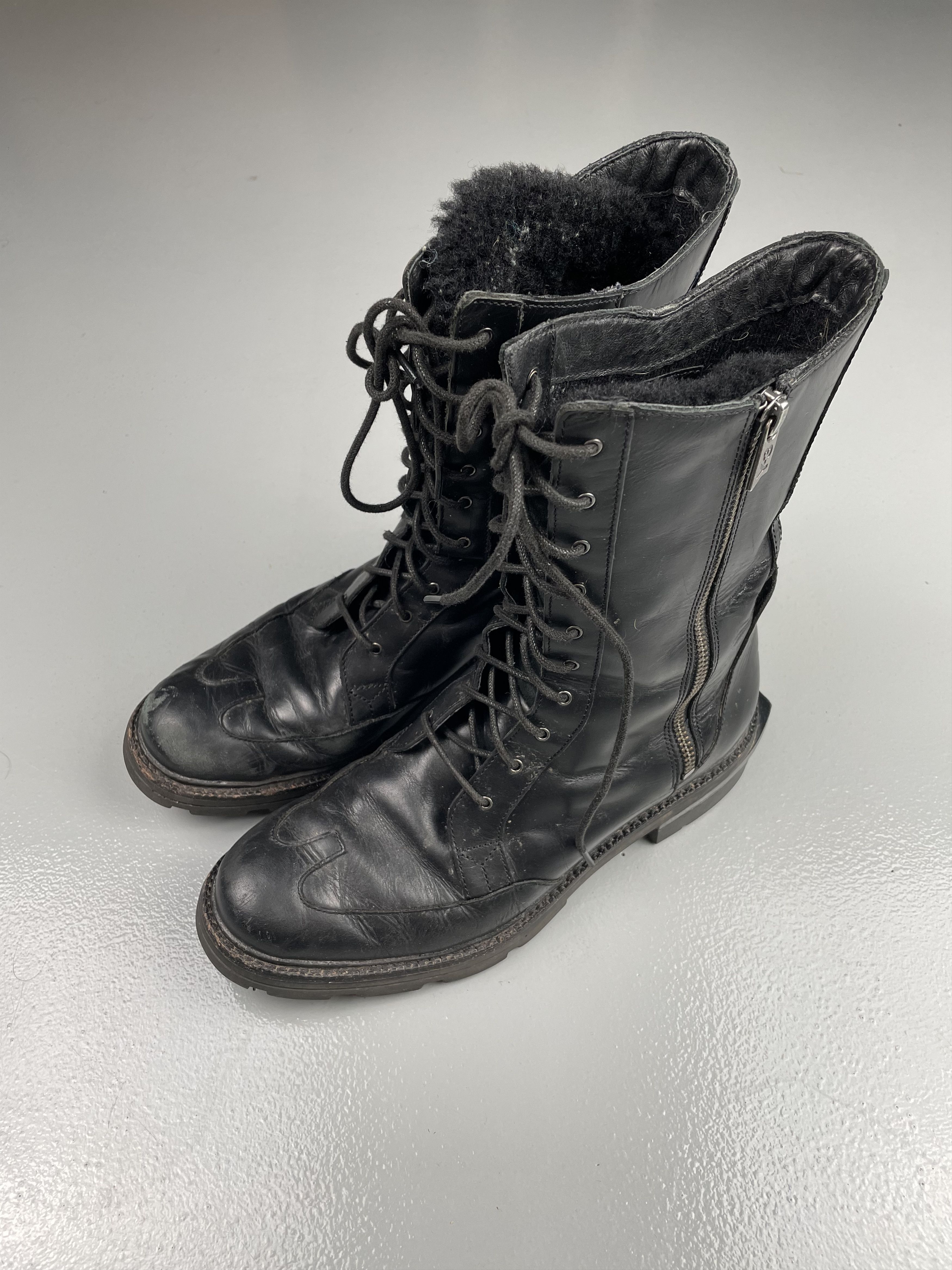 Y-3 RARE Y-3 AW13 leather boots (women's) Size US 9 / IT 39 - 4 Thumbnail