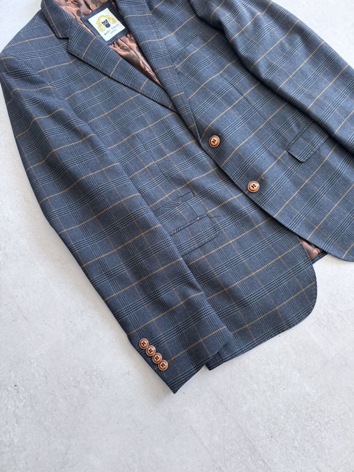 Other Marc Darcy Jenson Wool Classic Suit Set 3-Piece Size M Size 34R - 3 Thumbnail