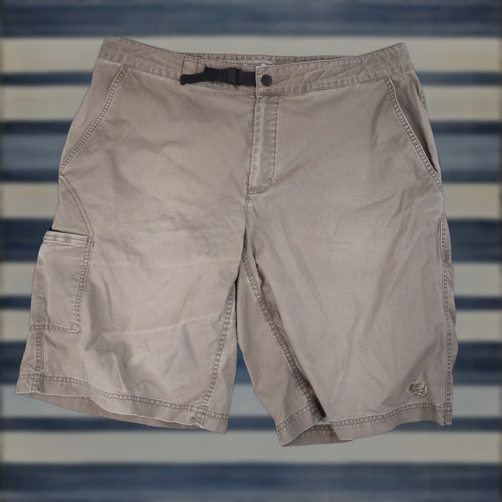 Mountain Hardwear VINTAGE Mountain Hardwear Belted Adventure Shorts Tan XL Mens Size US 36 / EU 52 - 1 Thumbnail