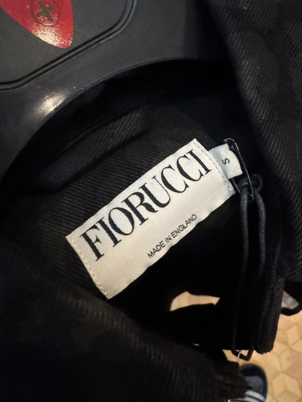 Fiorucci Fiorucci Leopard Denim Print Western Black Jacket S Size US S / EU 44-46 / 1 - 3 Thumbnail