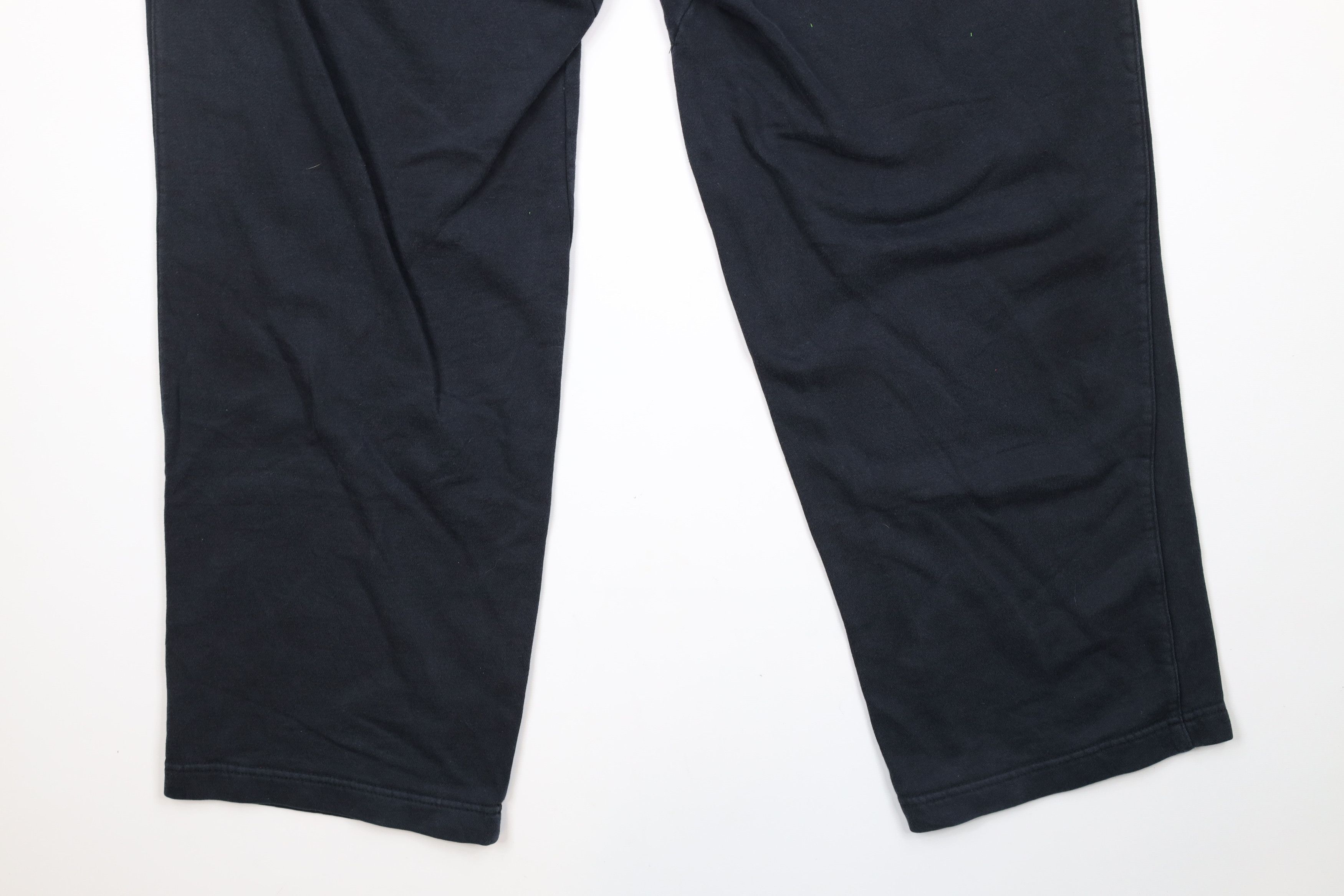 Nike × Vintage Vintage Nike Scott Mini Swoosh Wide Leg Sweatpants Black Size US 40 / EU 56 - 13 Thumbnail