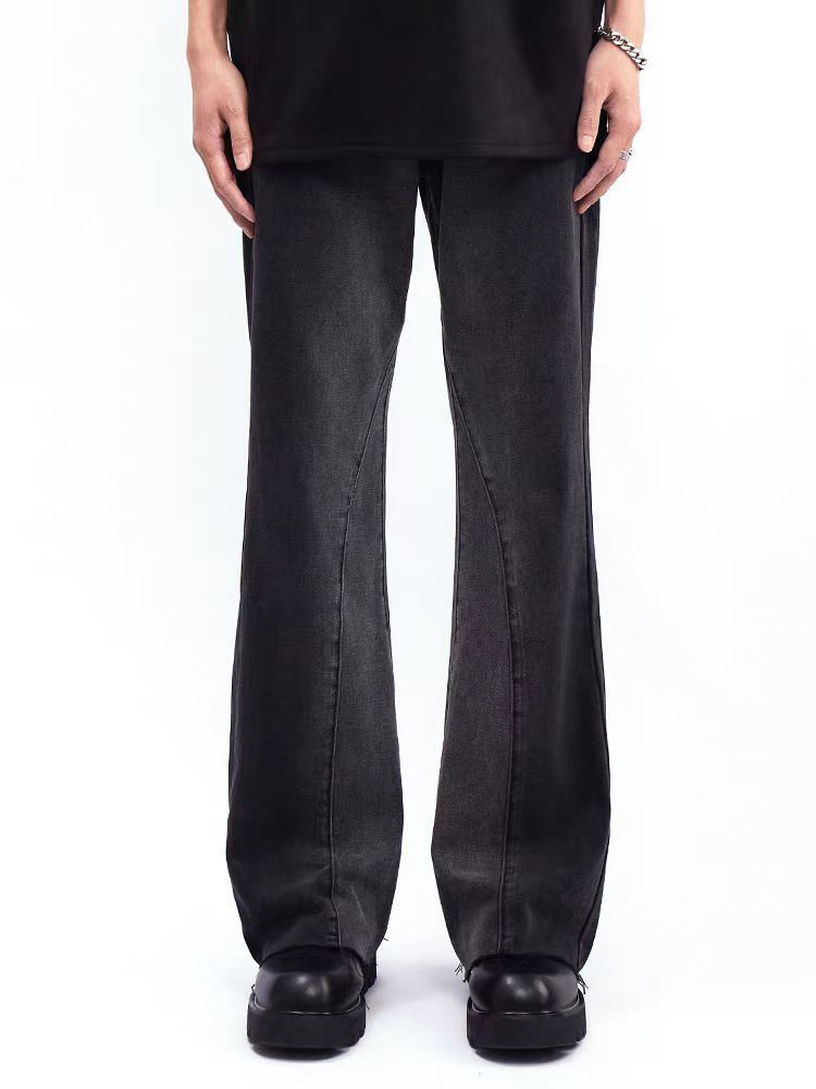Vintage washed bootcut jeans