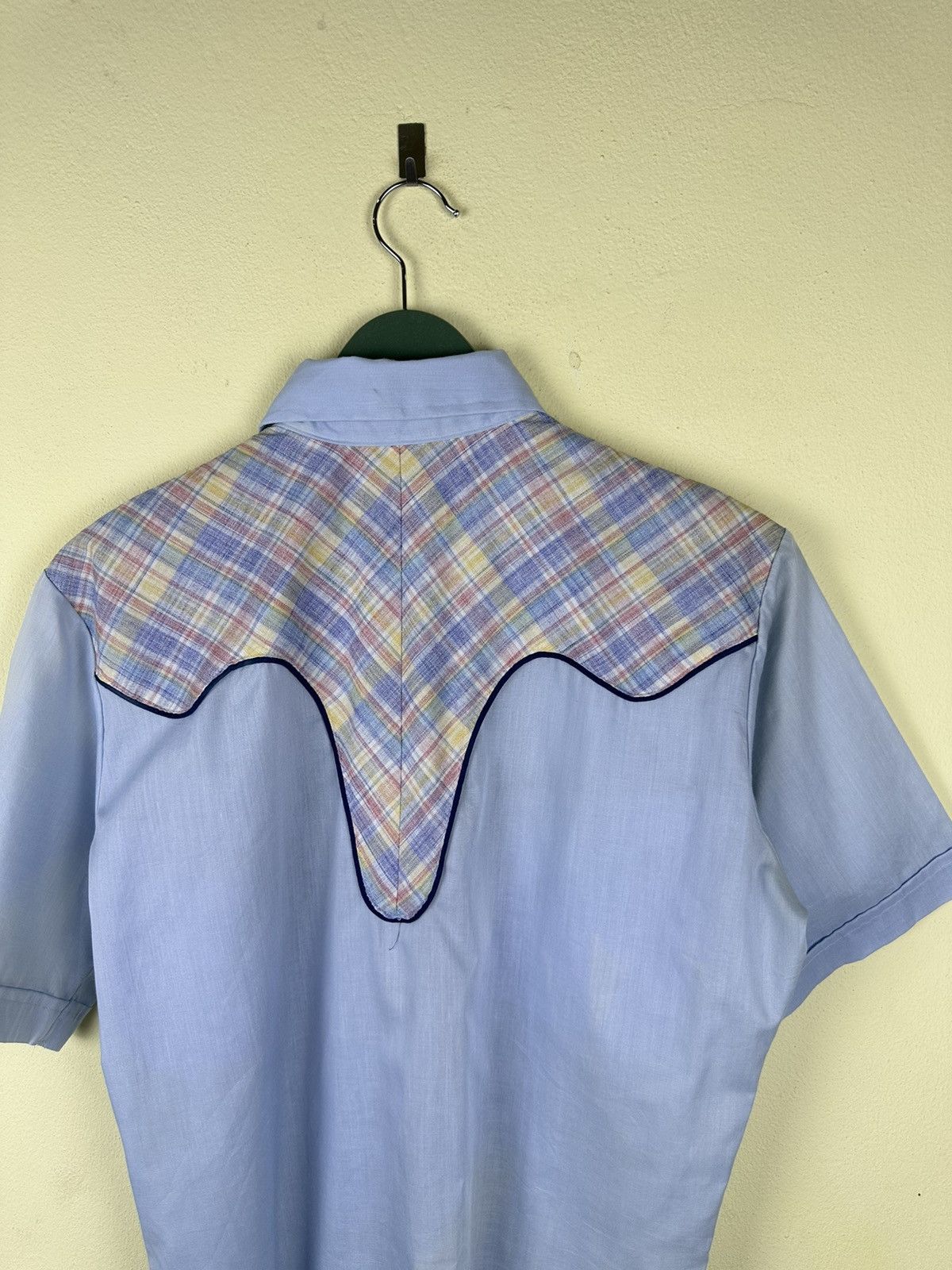 Vintage Vintage Wrangler 60s Button Shirt A196 Size US S / EU 44-46 / 1 - 4 Thumbnail