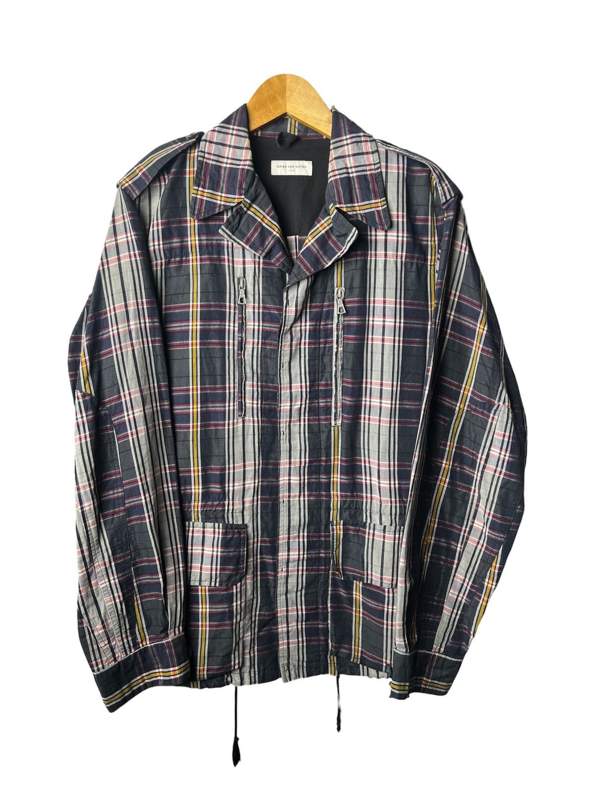 Dries Van Noten Dries Van Noten Plaid Military Parka Jacket Size US S / EU 44-46 / 1 - 1 Thumbnail