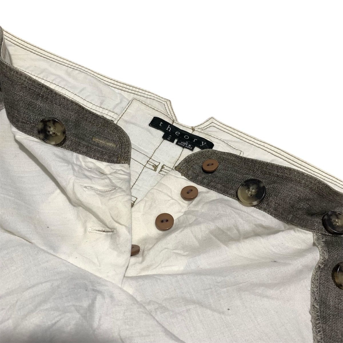 Theory Theory Mid Rise Gray Flared Grunge Preppy Ifsix Lgb Style Size US 30 / EU 46 - 11 Thumbnail