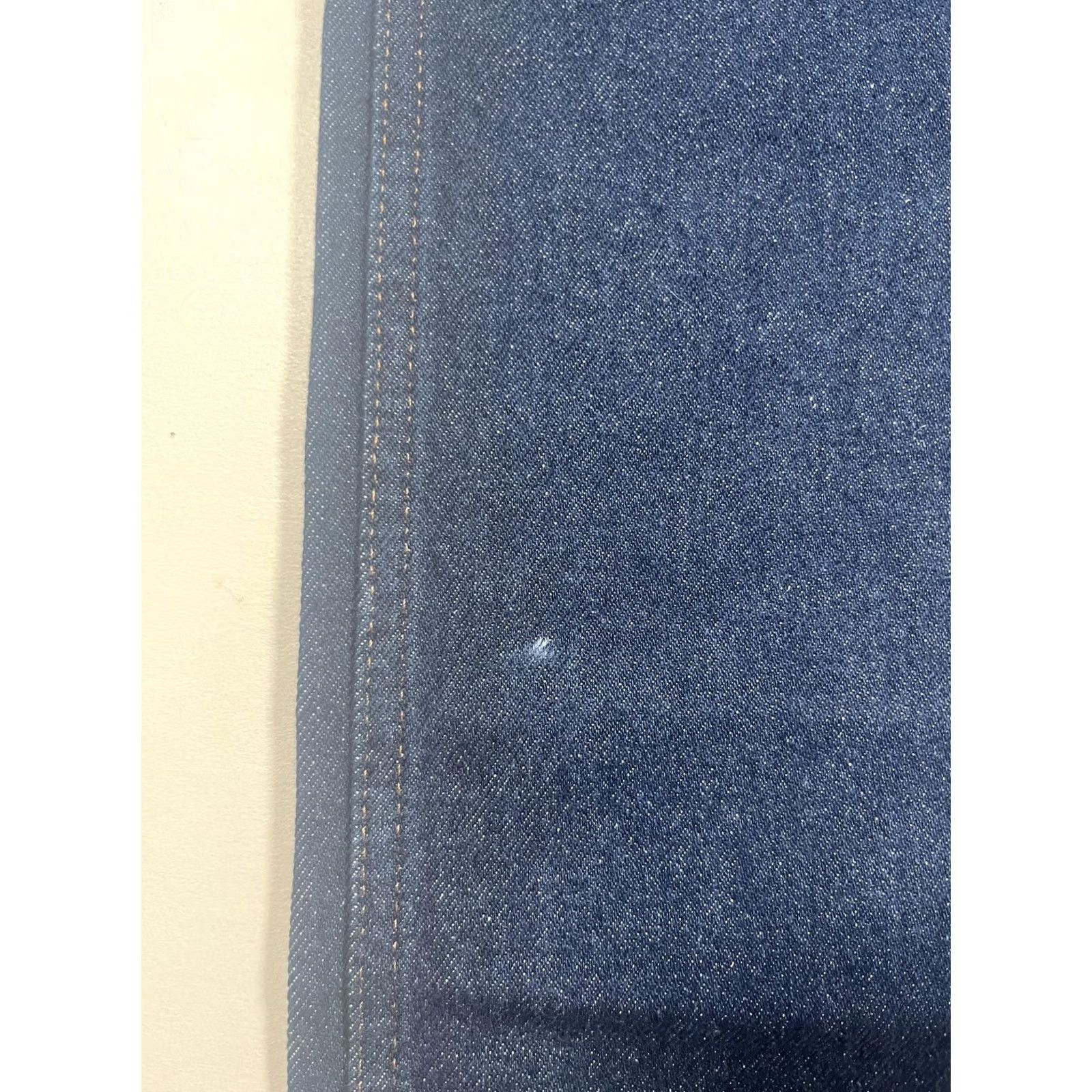 Denime Rustler Jeans Mens 44x32 Dark Blue Denim Regular Fit Straight Leg Heavyweight Size US 44 / EU 60 - 4 Thumbnail