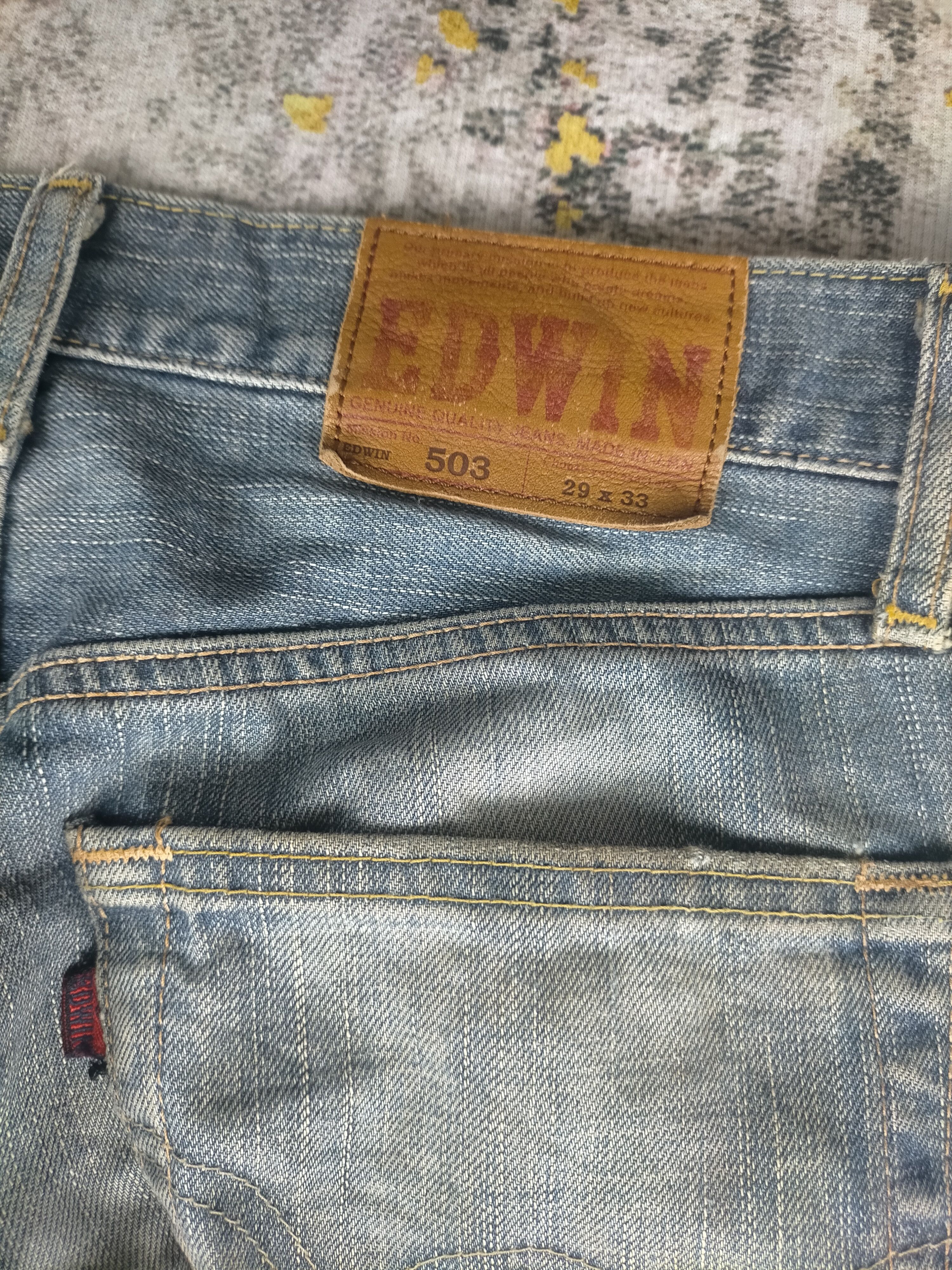 Edwin 🔥90s Edwin Grunge Distressed Washed Jeans Size US 29 - 5 Thumbnail