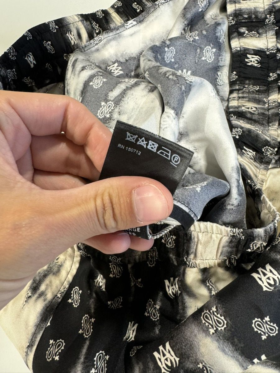 Amiri Amiri Paisley Silk Shorts NEW 1000$ Size US 32 / EU 48 - 6 Thumbnail