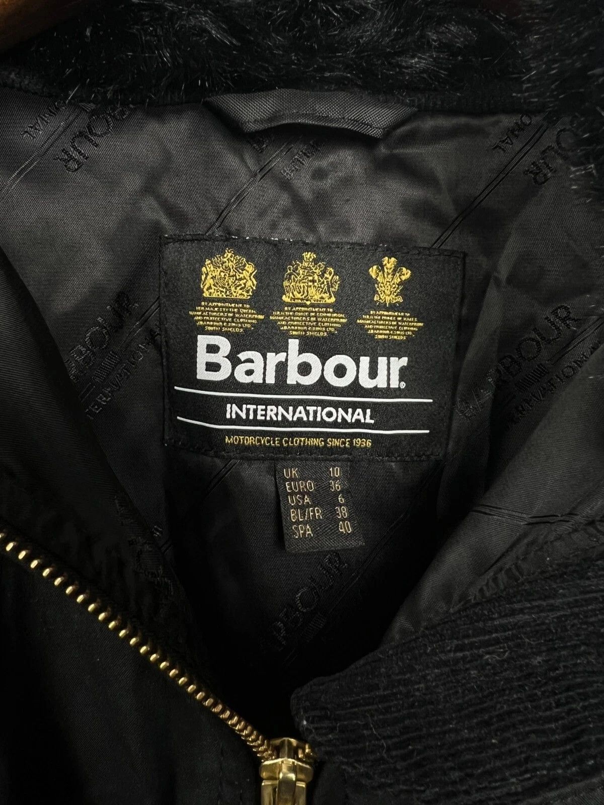 Barbour Barbour International Nesbitt Wax Cotton Black Jacket Size M / US 6-8 / IT 42-44 - 8 Thumbnail