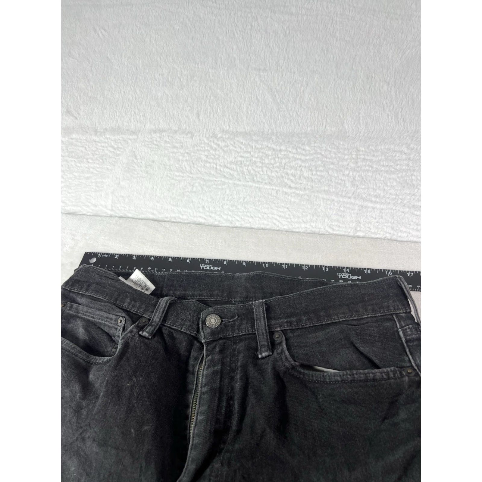 Levi's Levi's Jeans 34x30 Black Regular Straight Distressed 5-Pocket Denim Cowboy 90s USA 500 Series Men Jeans Size US 34 / EU 50 - 5 Thumbnail