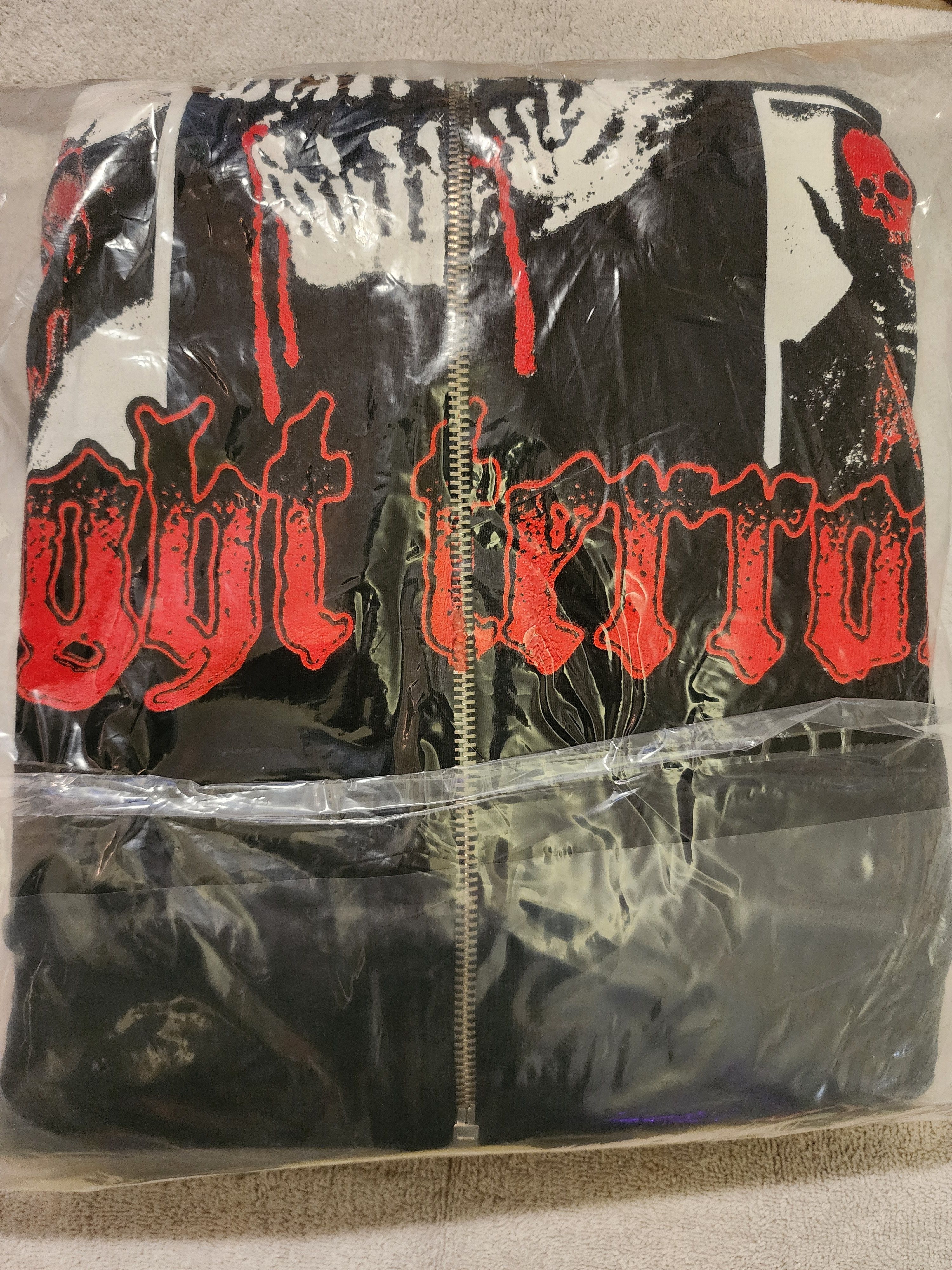 Half Evil Night Terrors Zip Up Hoodie Size US XL / EU 56 / 4 - 2 Thumbnail