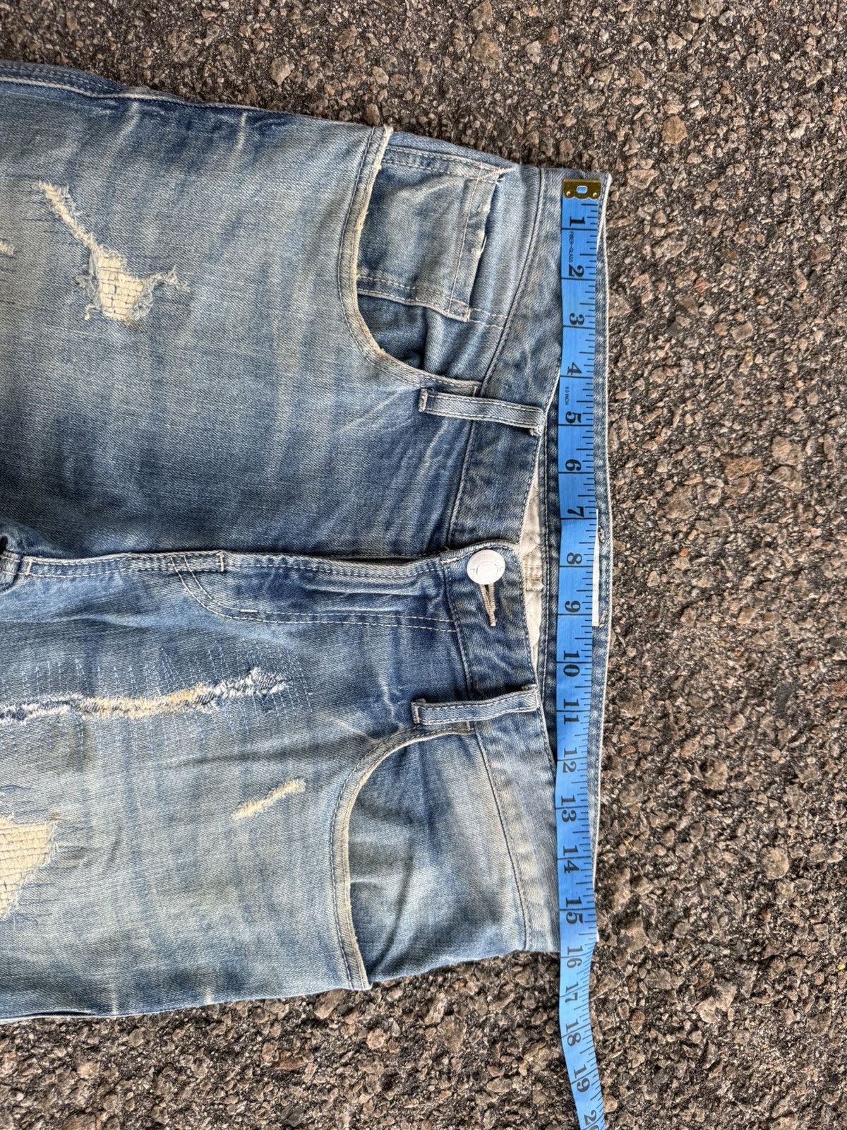 Vanquish VINTAGE VANQUISH SKINNY BIKER JEAN DENIM PANTS Size US 31 - 5 Thumbnail
