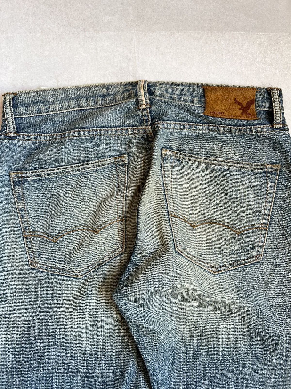 American Eagle Outfitters Vtg American Eagle Fly Button Selvedge Denim Kurt Cobain Size US 32 / EU 48 - 16 Thumbnail