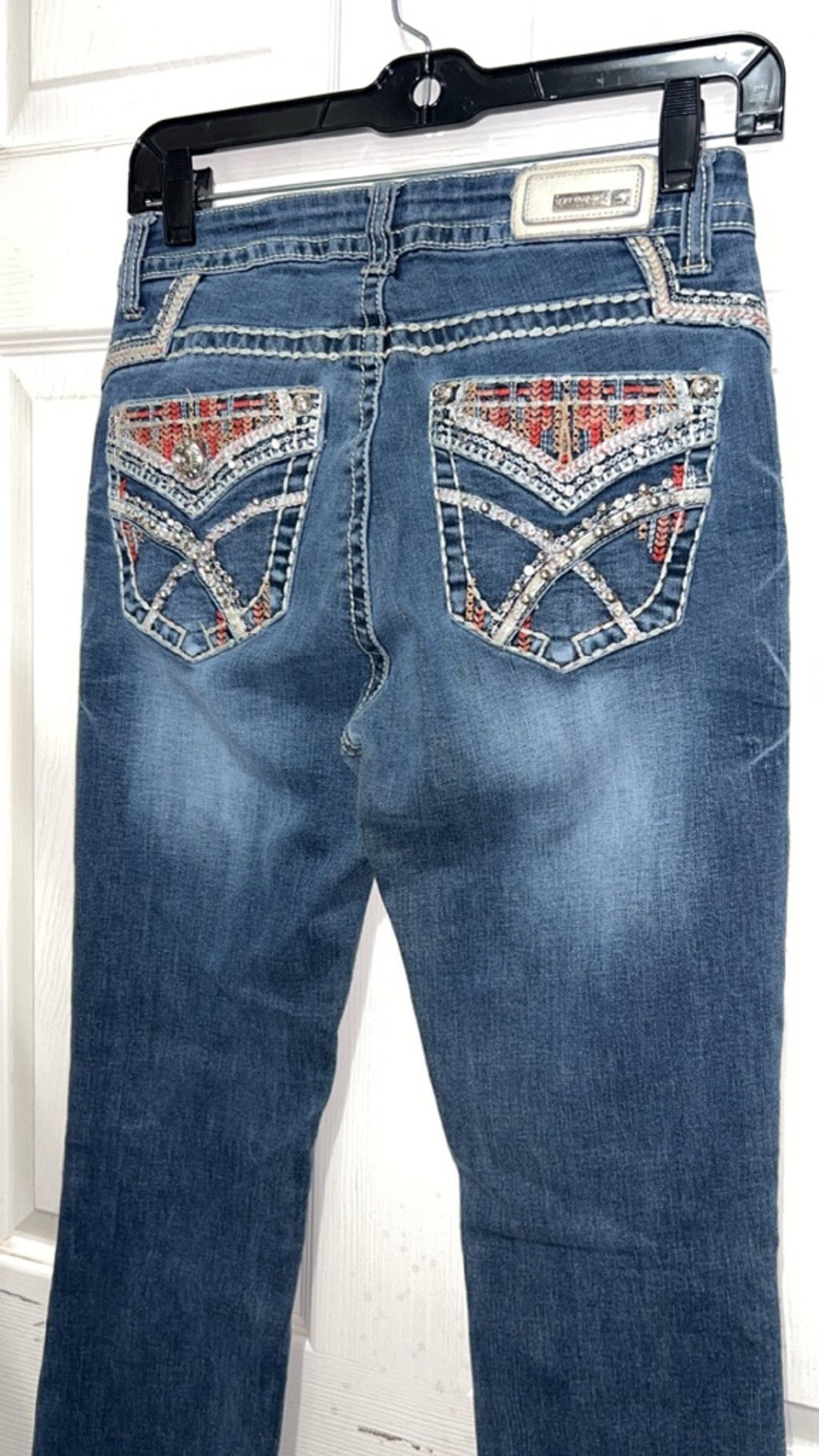 Other Women's Sexy Couture Blue Boot Cut Jeans Size 7 Size 28" / US 6 / IT 42 - 2 Thumbnail