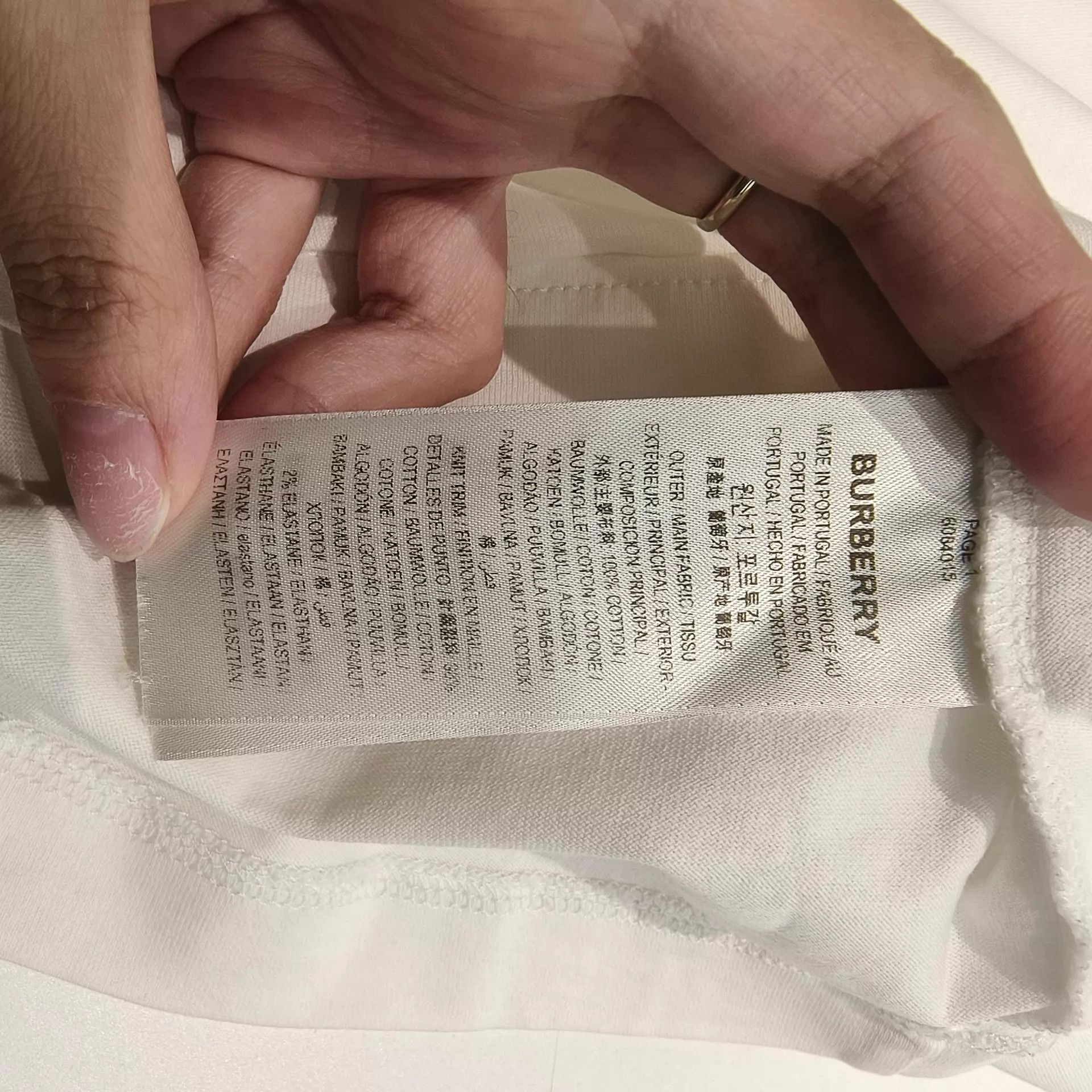 Burberry Burberry 99 New SS T-shirt M Size M / US 6-8 / IT 42-44 - 5 Thumbnail