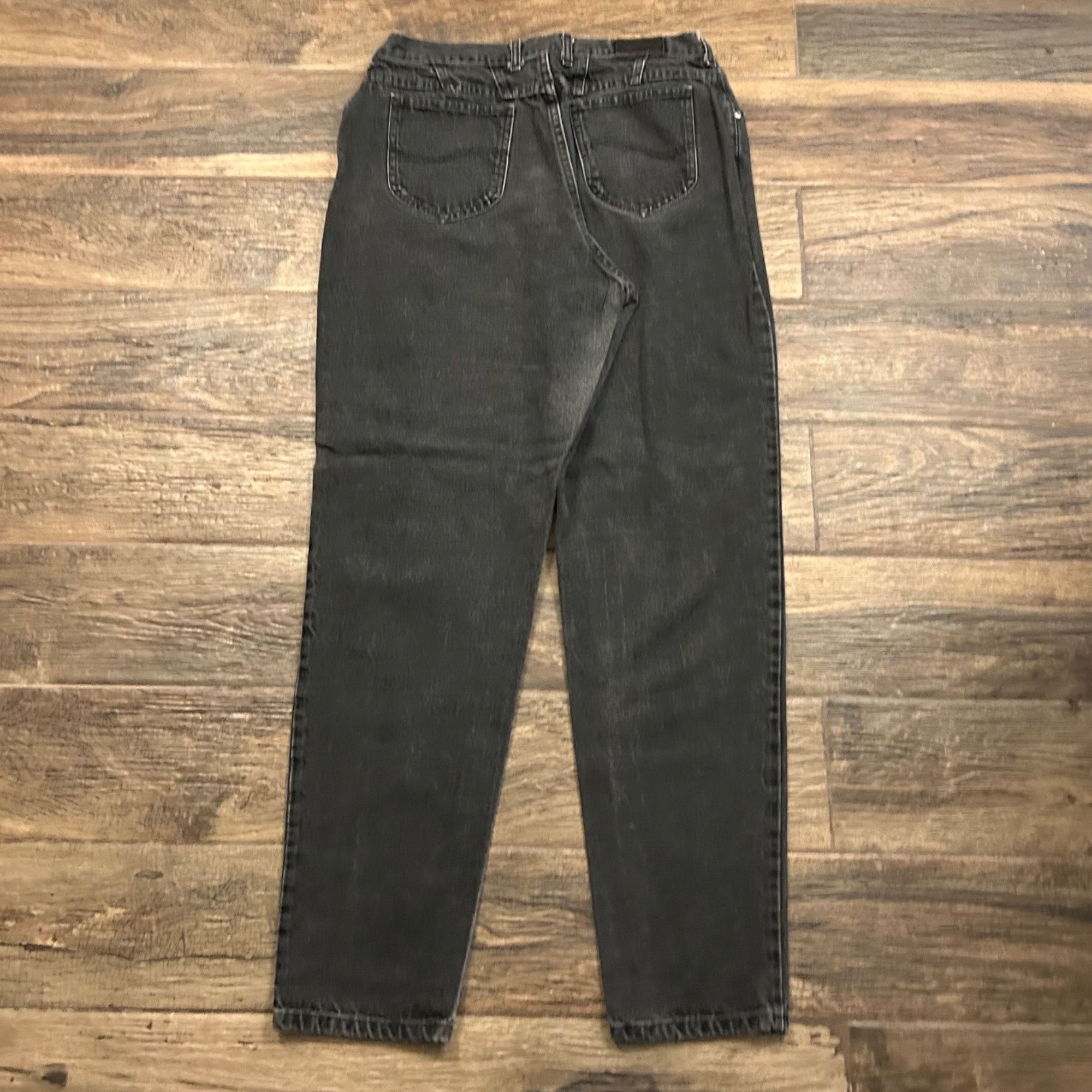 Lee × Vintage Vintage Lee denim black pants Size 30" / US 8 / IT 44 - 2 Thumbnail