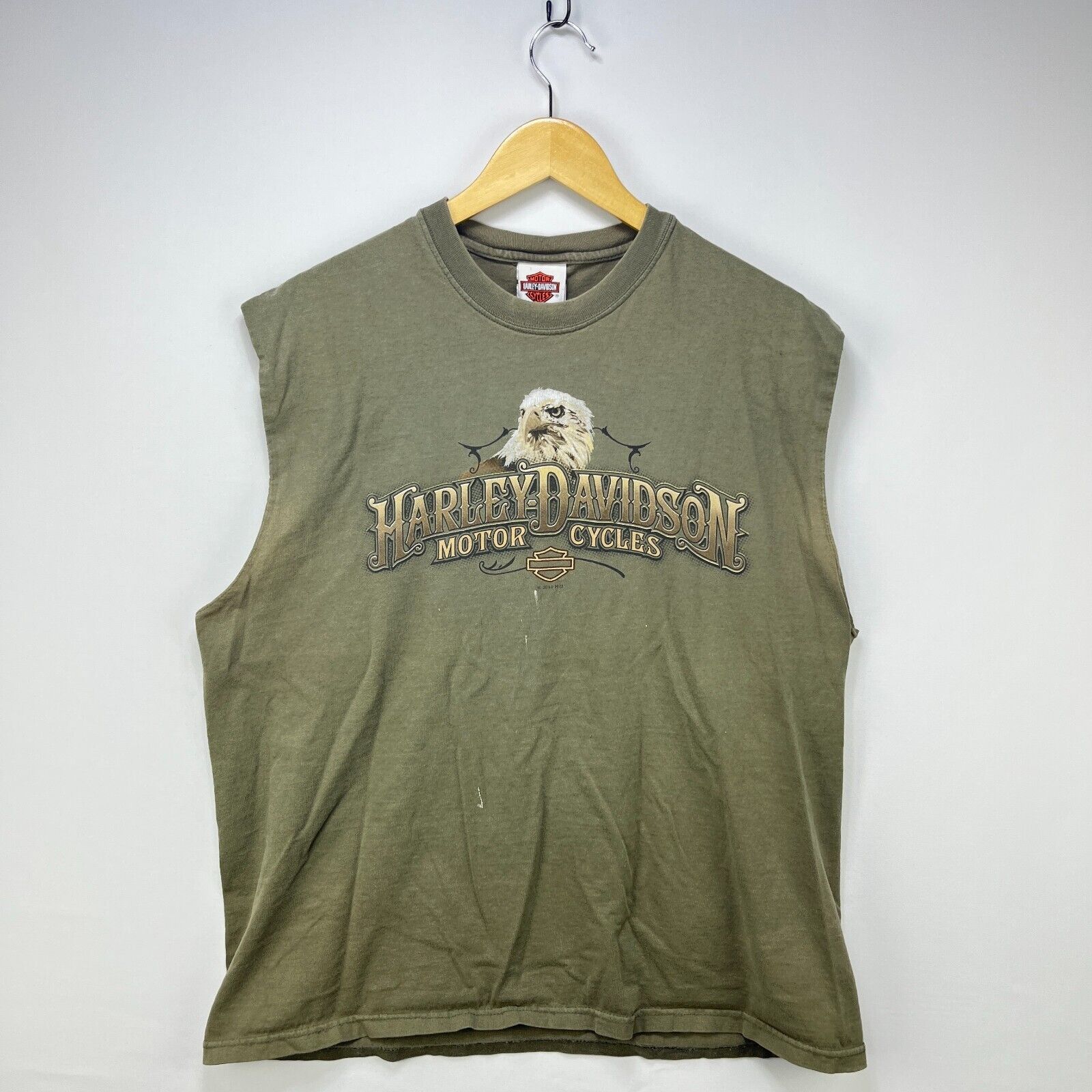 Vintage Vintage Harley-Davidson Sun Faded Sleeveless Shirt XL Eagle Size US XL / EU 56 / 4 - 4 Thumbnail