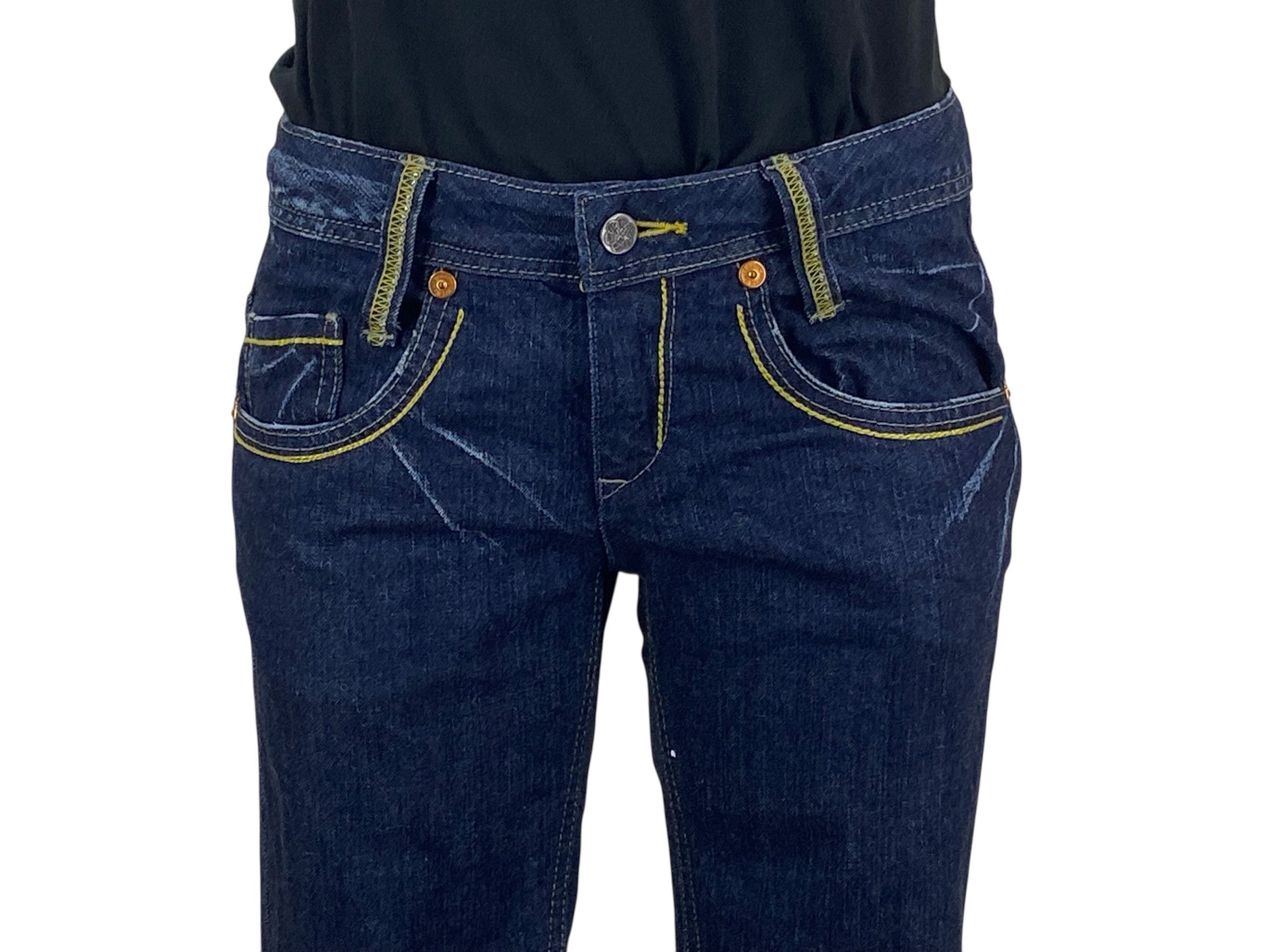 Japanese Brand Et Boîte Jeans Low Rise Skinny Jeans Size 24" / US 00 / IT 34 - 3 Thumbnail