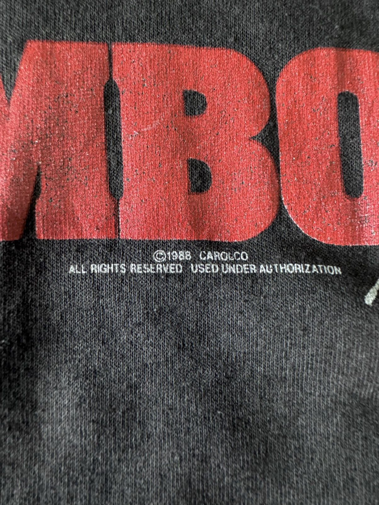 Vintage 1988 Rambo 3 III Movie Rocky Balboa Cobra 80s Stallone Shirt Size US XL / EU 56 / 4 - 6 Thumbnail
