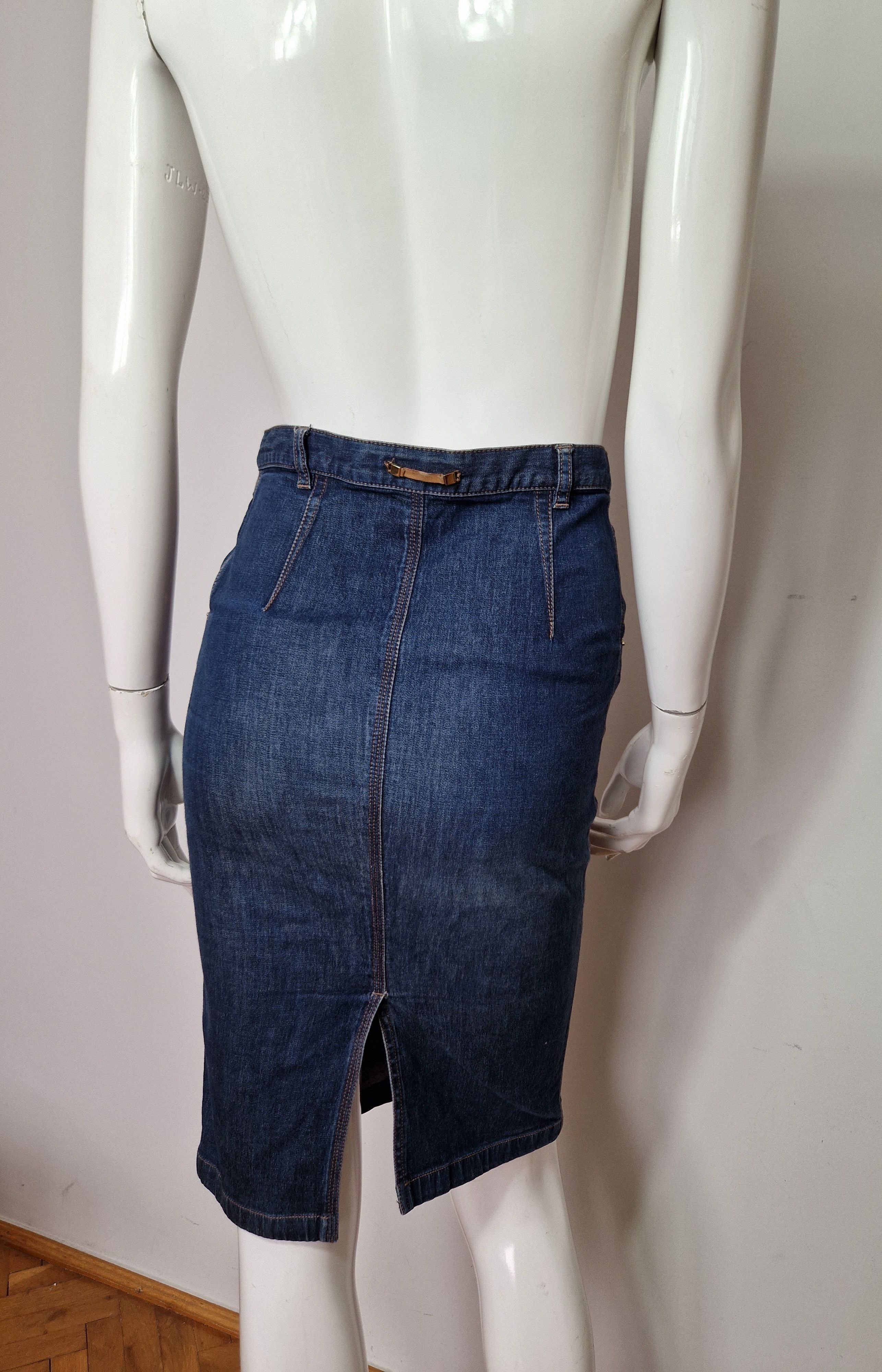 Gucci Gucci denim skirt Size 28" / US 6 / IT 42 - 4 Thumbnail