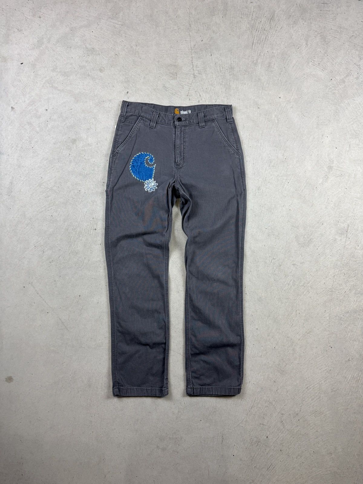 Designer × Vintage Carhartt x Bentgablenits Embroidered Work Pants Size US 32 / EU 48 - 1 Thumbnail