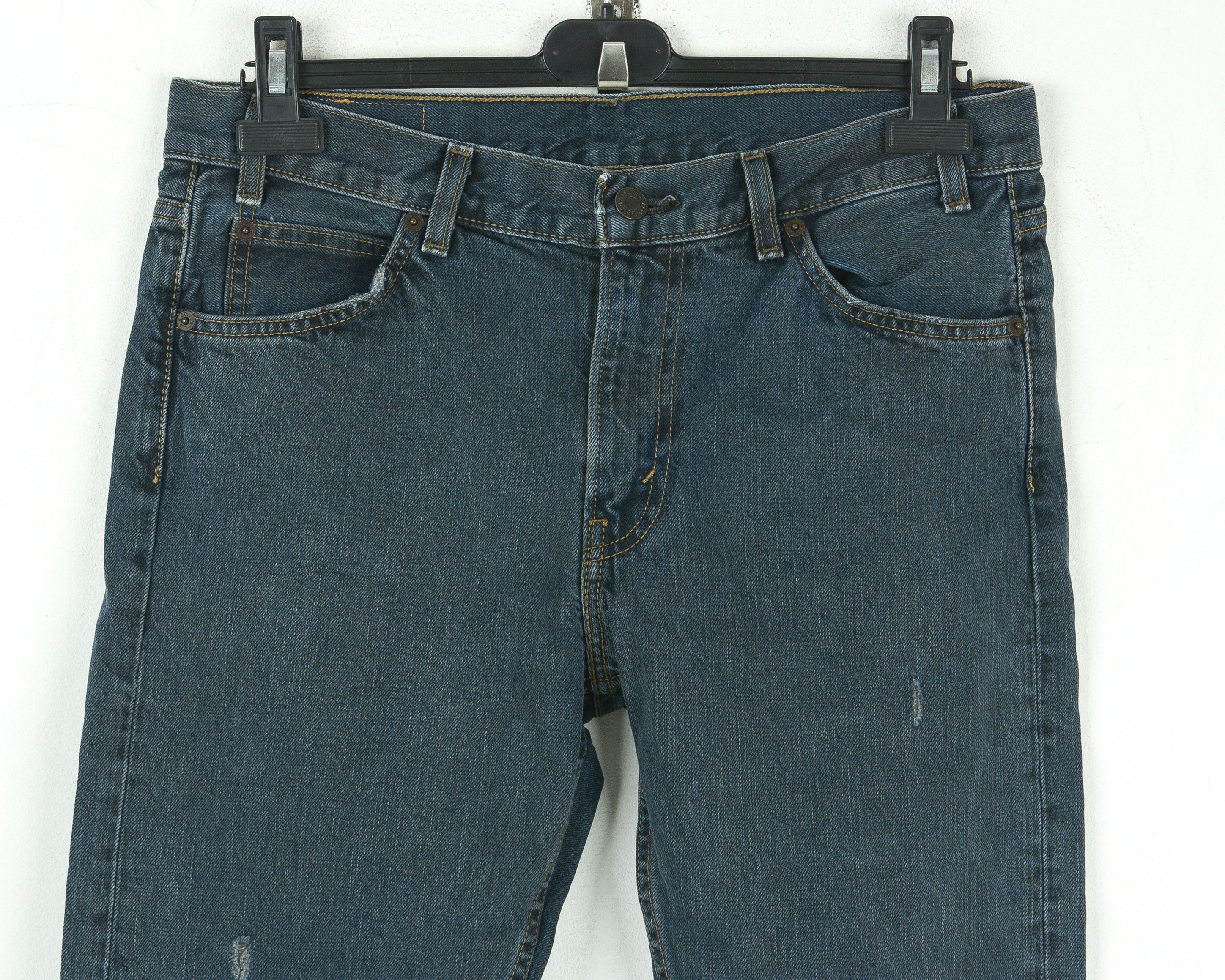 Levi's 505 C Mens W29 L30 Slim Straight Jeans Pants Trousers Ripped Size US 29 - 6 Thumbnail