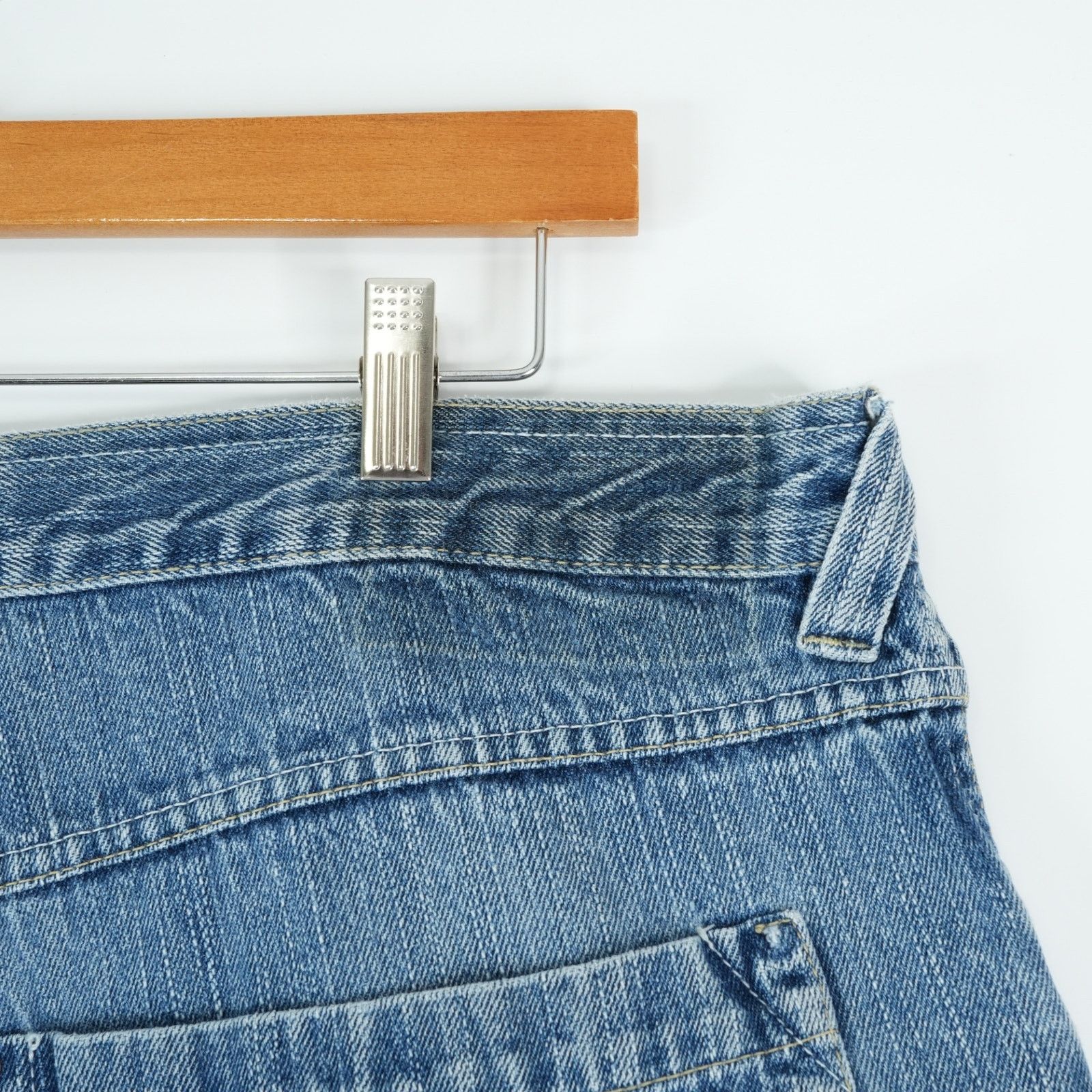 Makaveli Makaveli Tupac Jean Shorts Mens 40x14 Blue Jorts Baggy Y2K Size US 40 / EU 56 - 7 Thumbnail