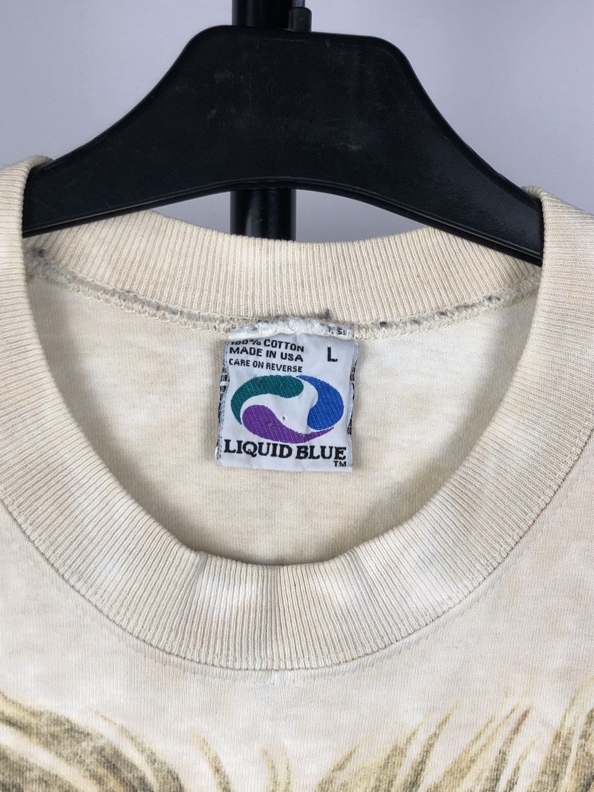 Liquid Blue VERY RARE VINTAGE LIQUID BLUE OVERPRINT MADE IN U.S.A 1994 Size US L / EU 52-54 / 3 - 6 Thumbnail
