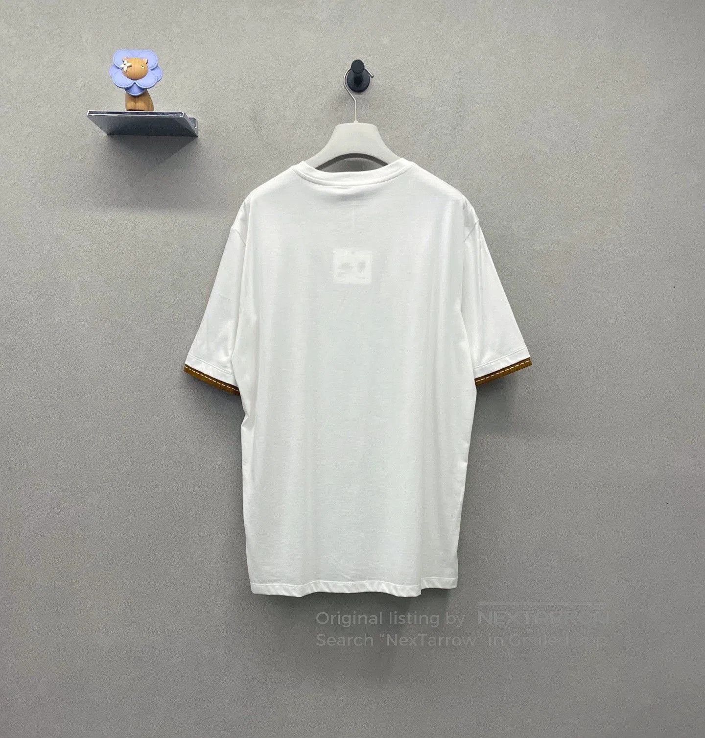 Hermes HERMES FW21 Striped Trim Short Sleeve Tee. Size US L / EU 52-54 / 3 - 3 Thumbnail