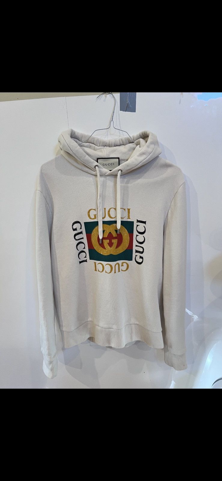 Gucci Gucci logo hoodie Size US S / EU 44-46 / 1 - 1 Thumbnail
