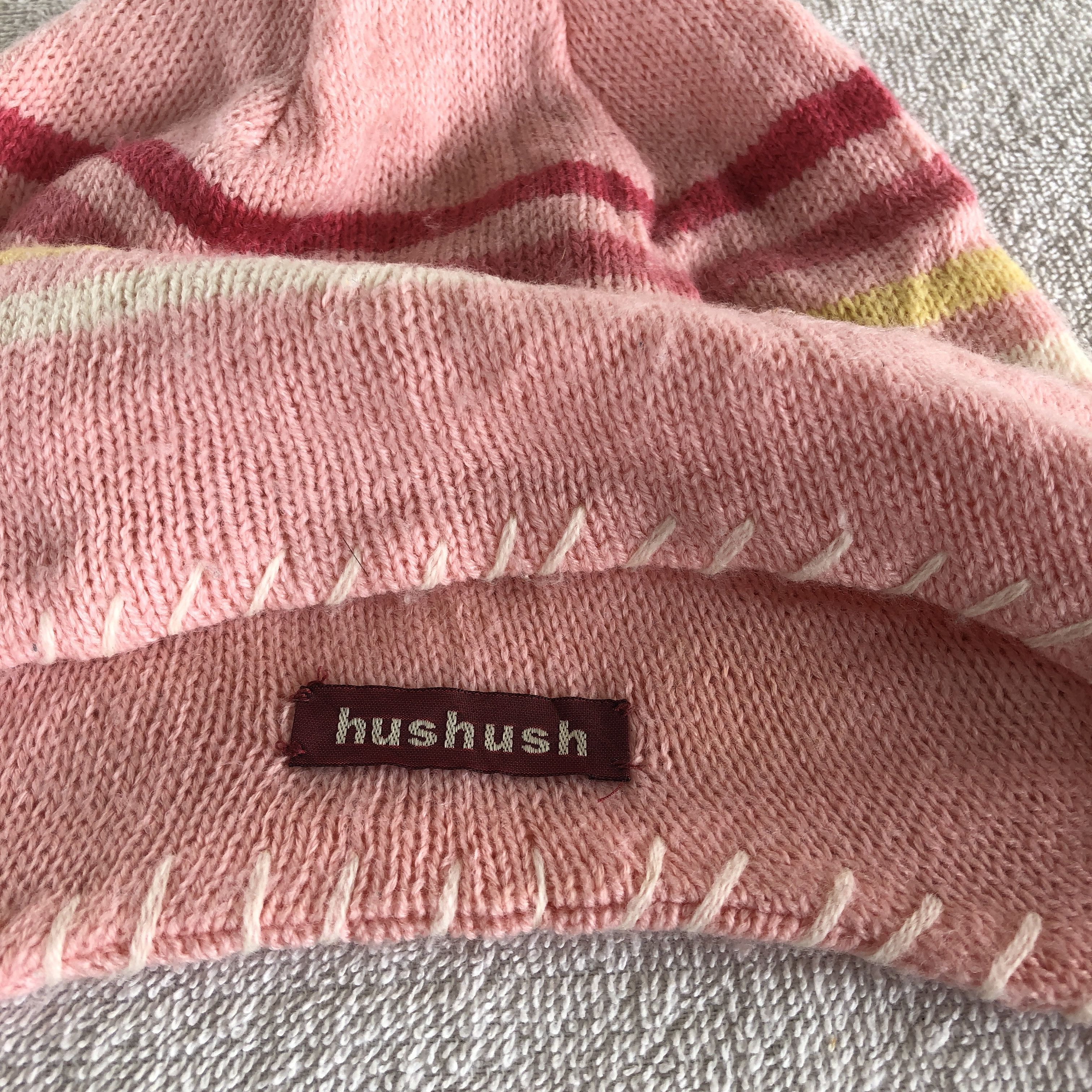 Japanese Brand Vintage 90s Hush Hush Earflap Beanie Snow Caps Hats Size ONE SIZE - 7 Thumbnail