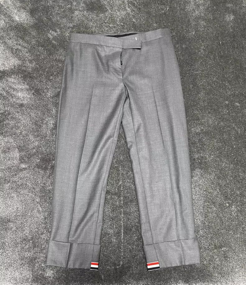 Thom Browne Thom Browne Gray men's trousers in a western style Size 26" / US 2 / IT 38 - 1 Thumbnail