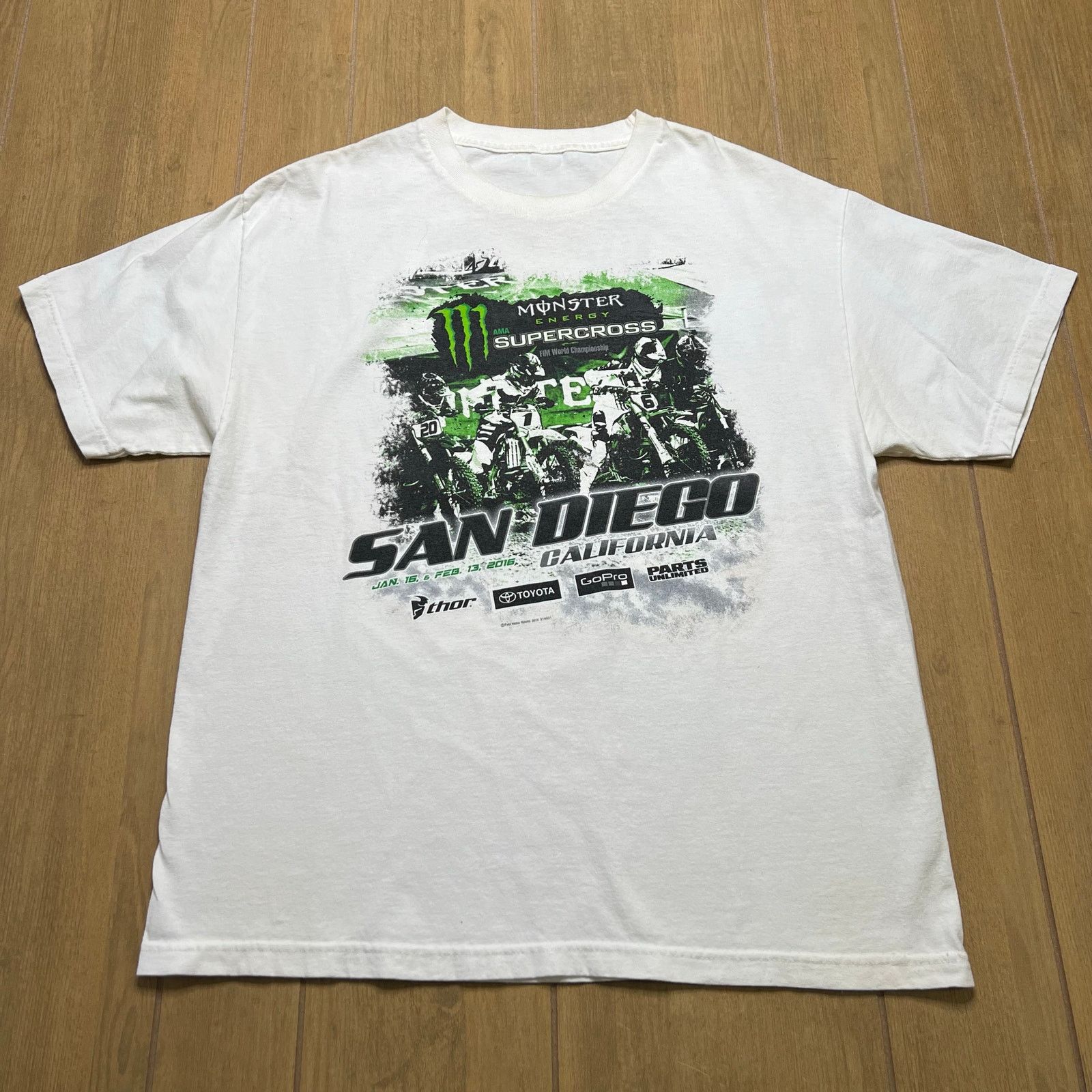 Vintage Monster Energy AMA Supercross 2016 San Diego XL