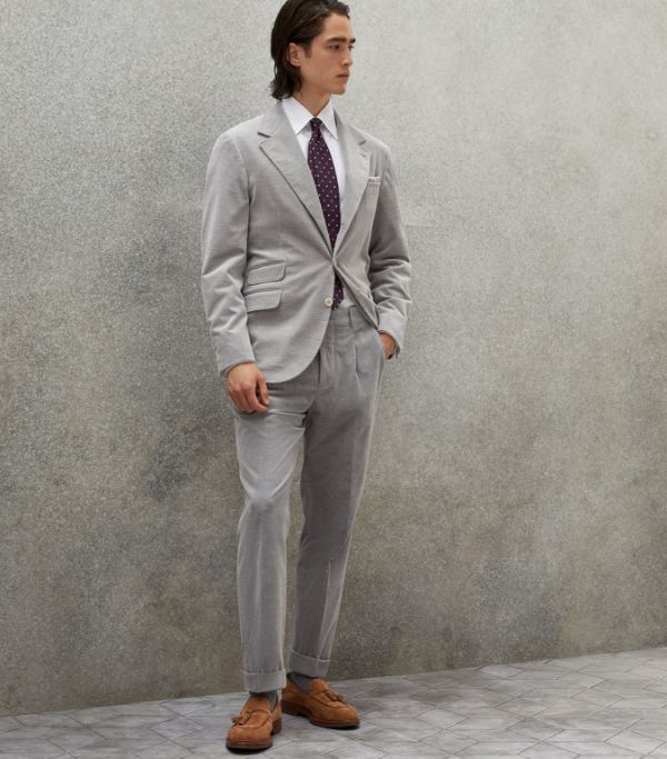 Brunello Cucinelli Suit in Grey Size 34R - 1 Thumbnail