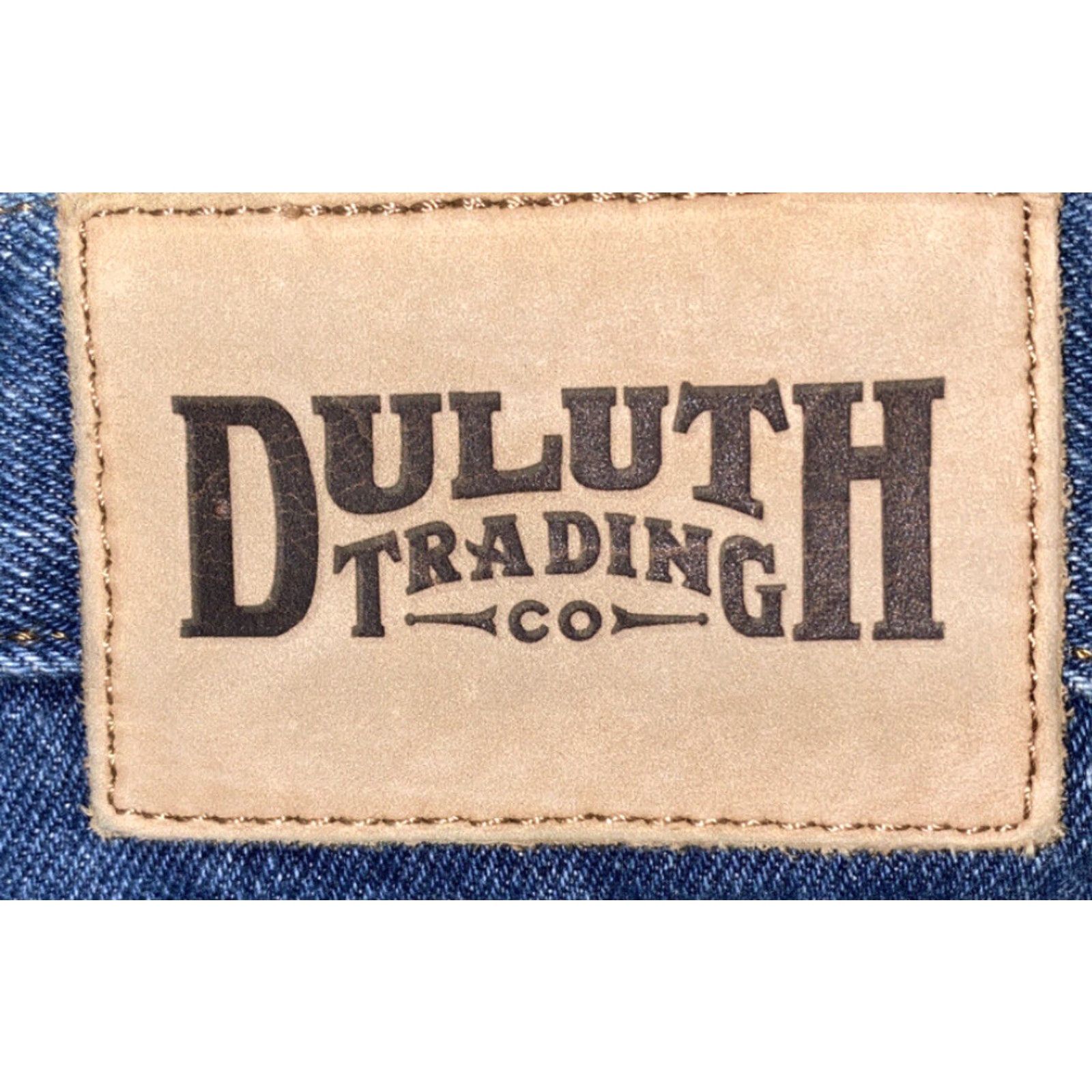 CO Duluth Trading Co Mens Blue Plaid Lined Denim Jeans Size 42 X 30 Size US 42 / EU 58 - 5 Thumbnail