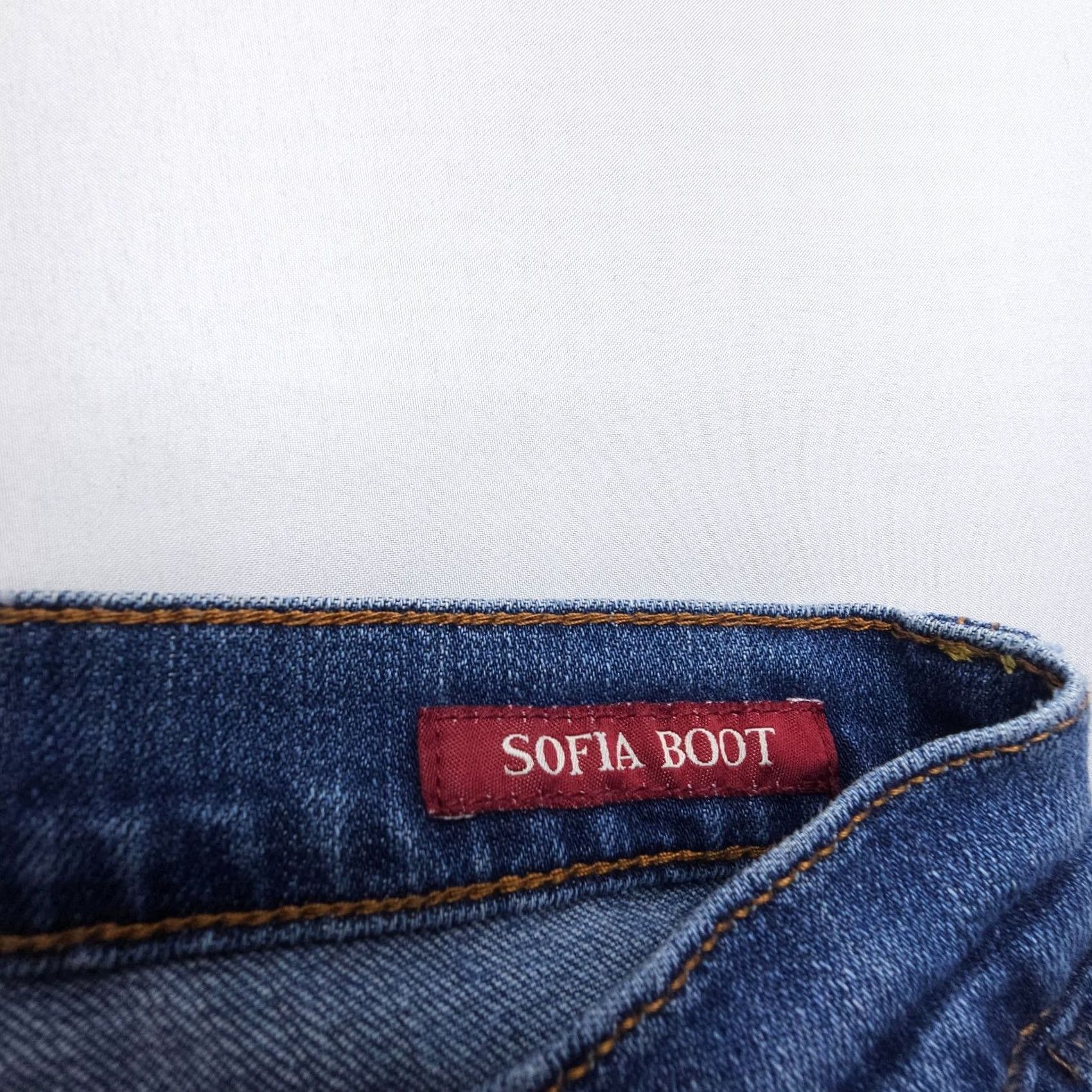 Lucky Brand Lucky Brand Sofia Low Rise Boot Ankle Jeans Womens 2 / 27 Blue Stretch Denim Jeans Vintage No Zip 5-Pocket Western American Womens Size 26" / US 2 / IT 38 - 4 Thumbnail