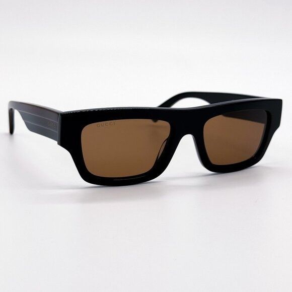 Gucci NEW GUCCI SUNGLASSES GG1301S 004 BLACK MEN EYEWEAR Size ONE SIZE - 5 Thumbnail