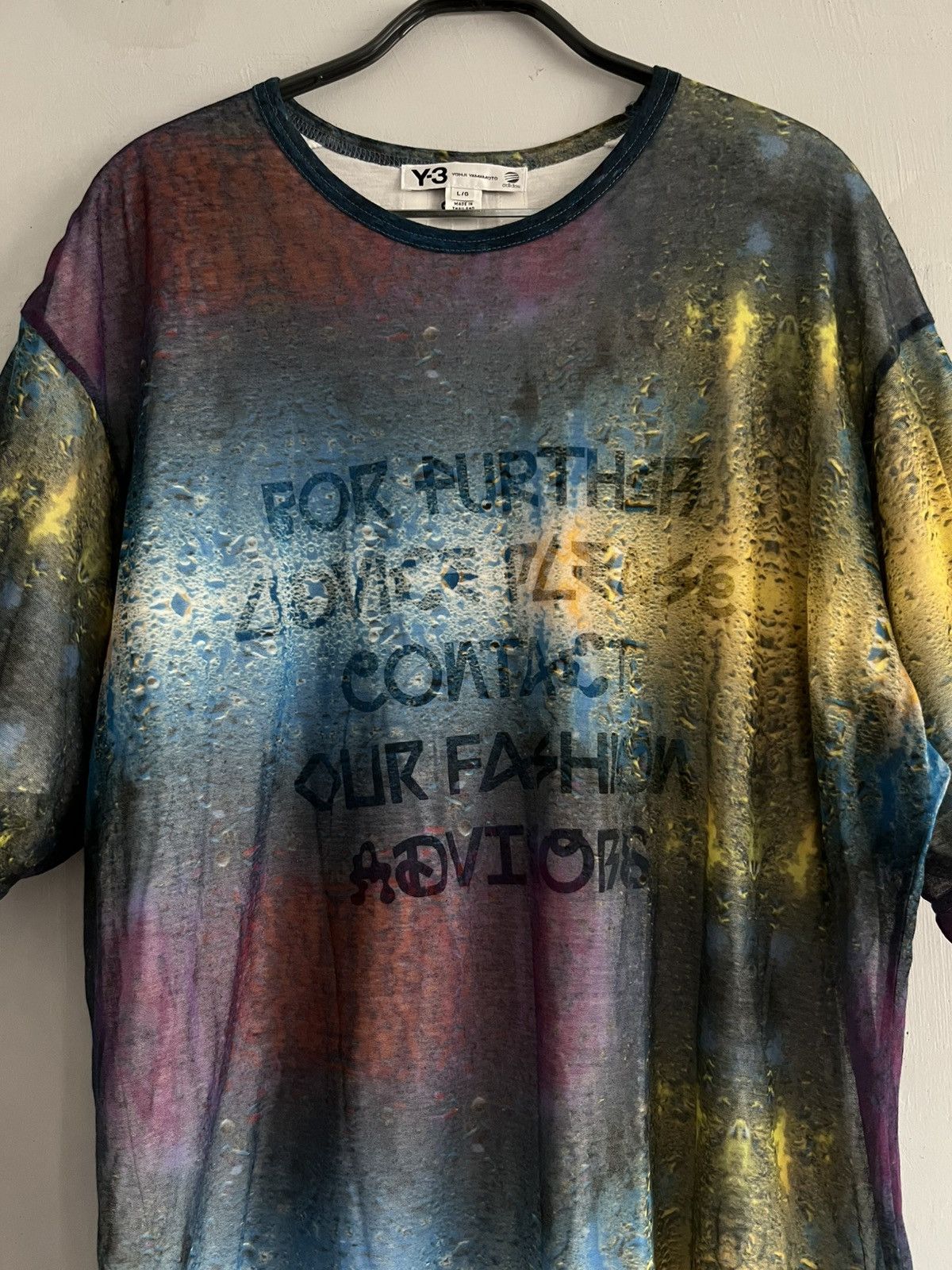 Y-3 Y3 LSD Statement Double Lining T shirt Size US L / EU 52-54 / 3 - 2 Thumbnail