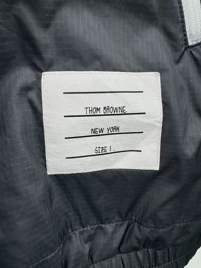Thom Browne Thom Browne Half zipper nylon hooded jacket Size US S / EU 44-46 / 1 - 3 Thumbnail